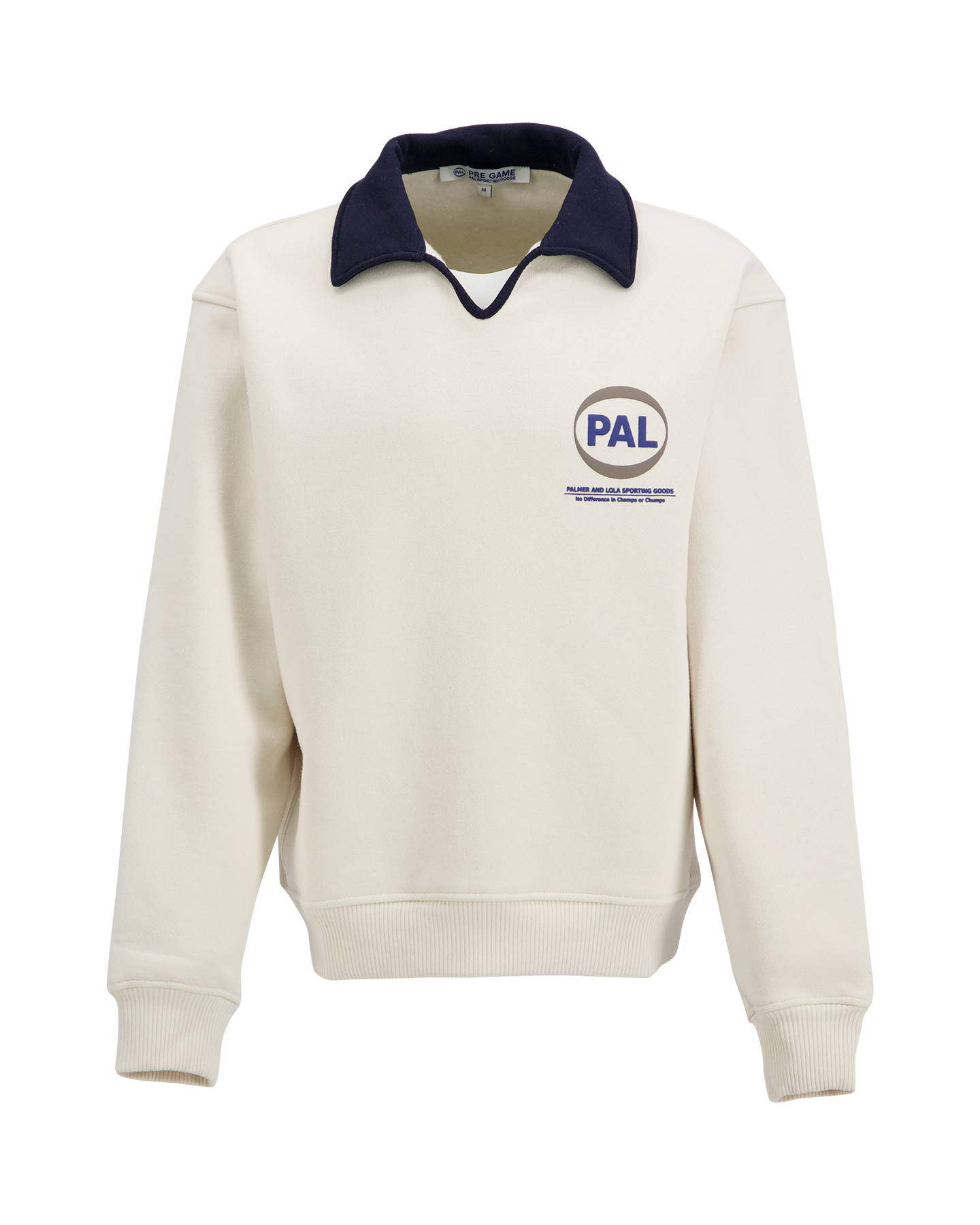 PAL Sporting Goods Pre Game Polo Sweatshirt BEIGE 1