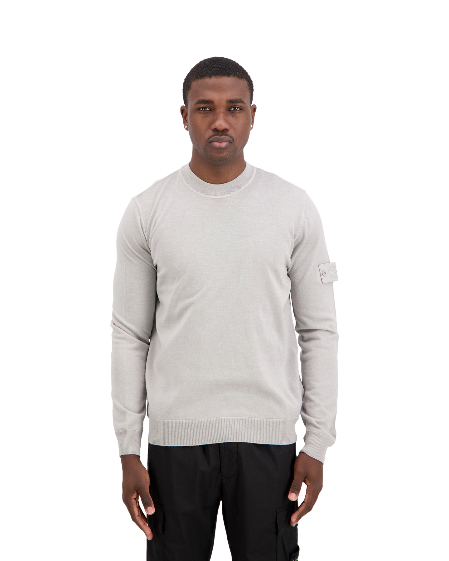 Stone Island S00Fa Ghost - Knitwear Trui LICHTGRIJS 4