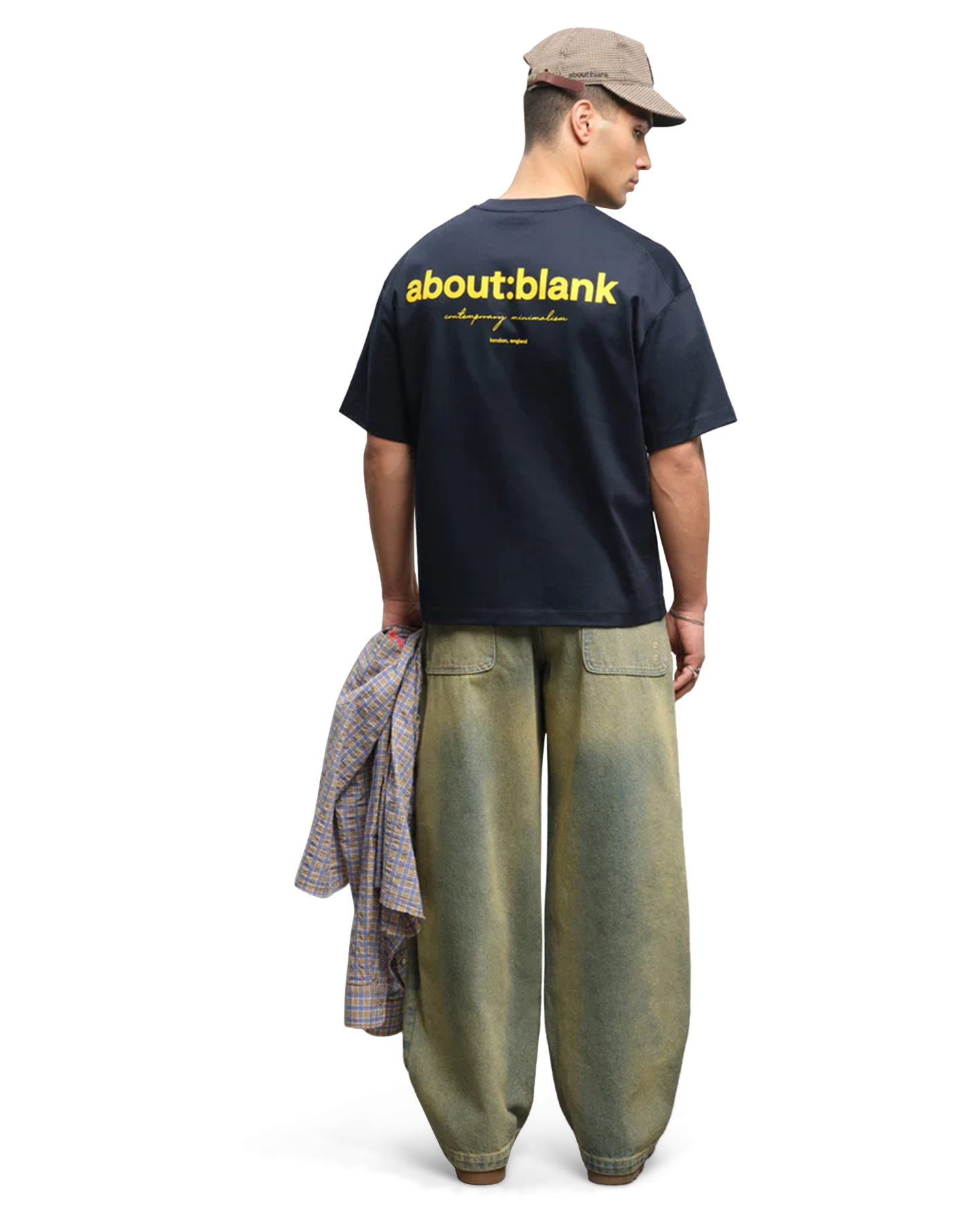 about:blank Box T Shirt DONKERBLAUW 3