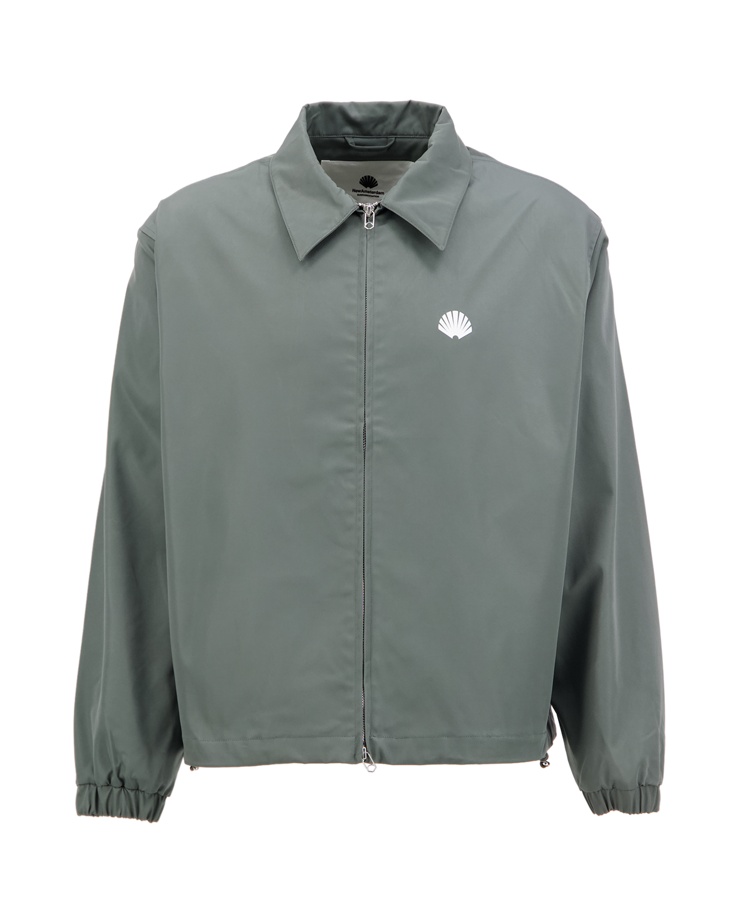New Amsterdam Surf Association Nylon Coach Jacket Groen | Coef