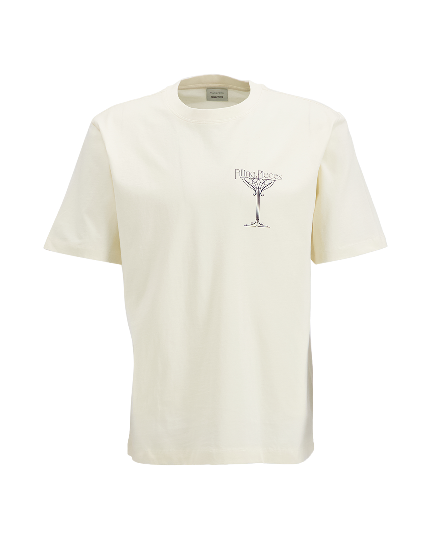 Filling Pieces T-shirt Champagne WIT 2