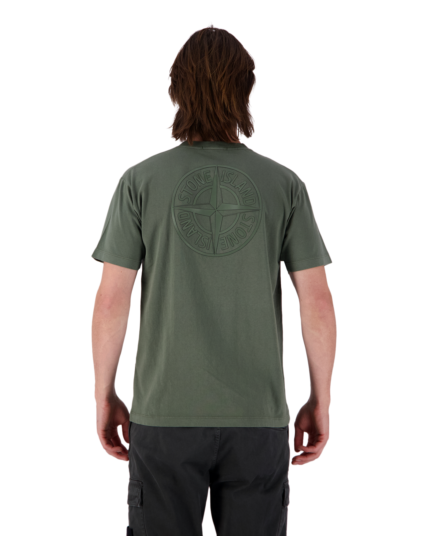 Stone Island 2NS81 Cotton Jersey Backprint T-Shirt GROEN 5