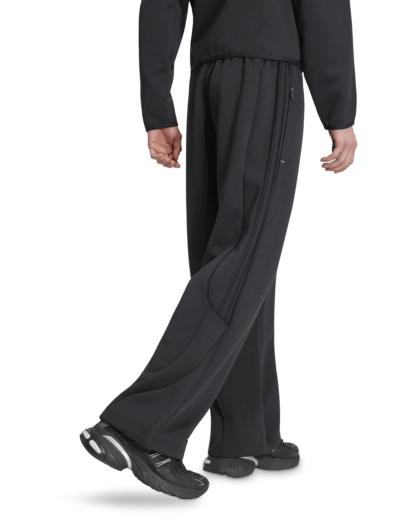 adidas Spacer Open Hem Pants ZWART 4
