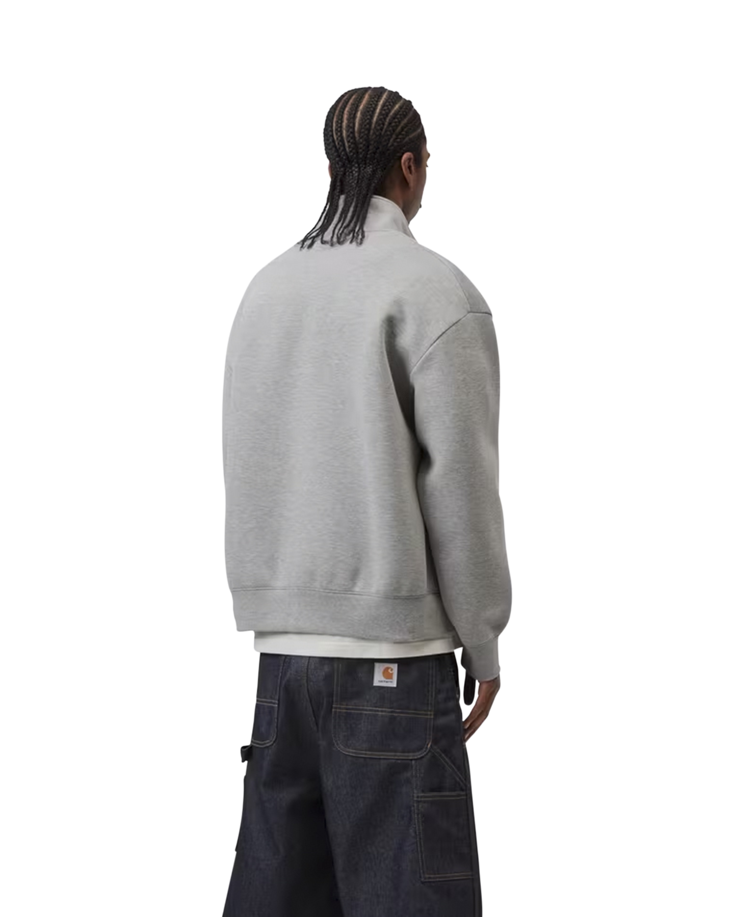 Carhartt Alda Zip Sweat Jacket LICHTGRIJS 4