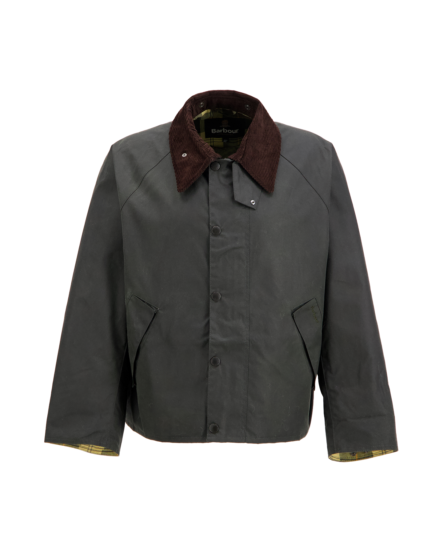 Barbour Barbour Modified Transport Wax Jacket DONKERGROEN 1