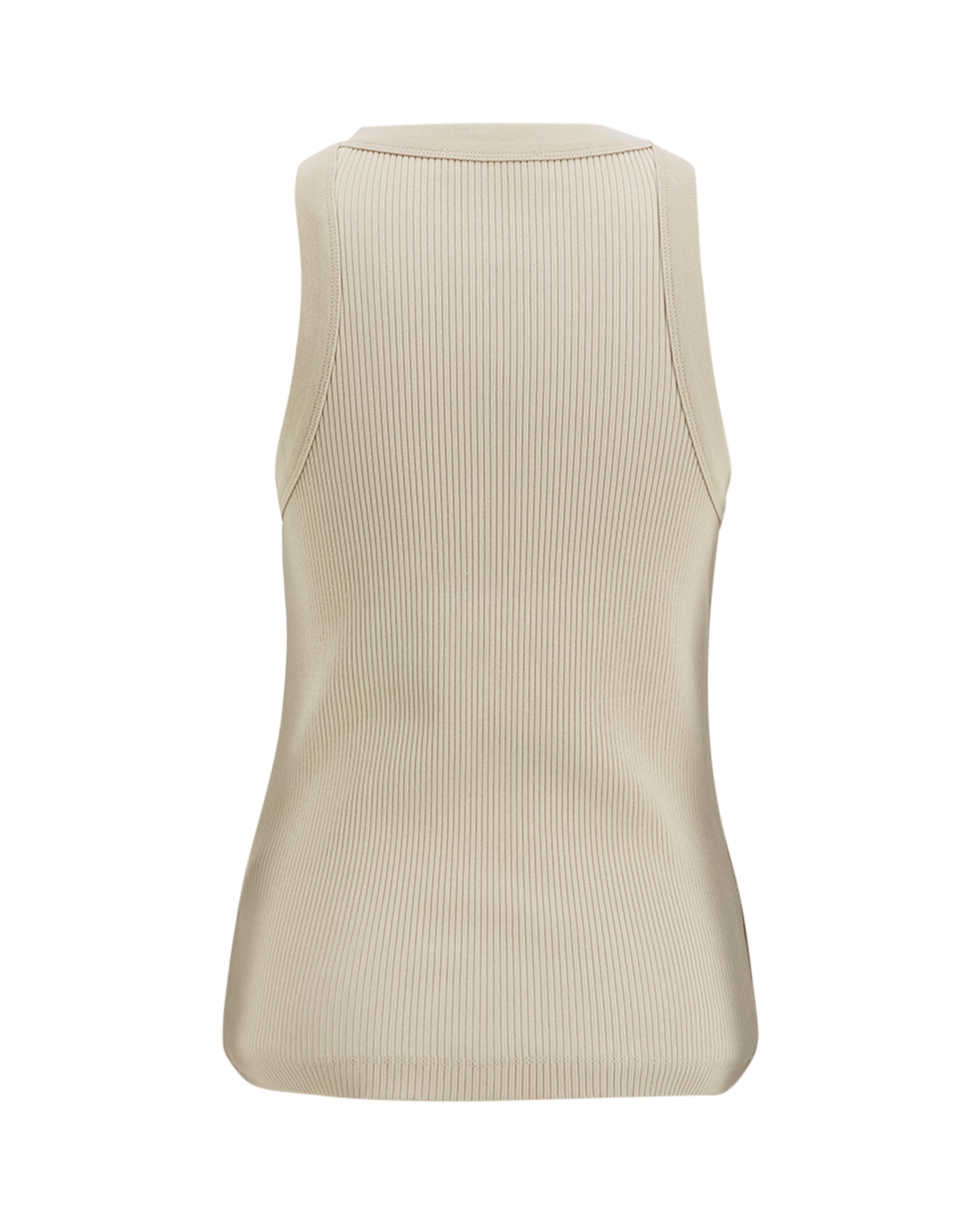 OLAF Retro Logo Rib Tank Top BEIGE 2