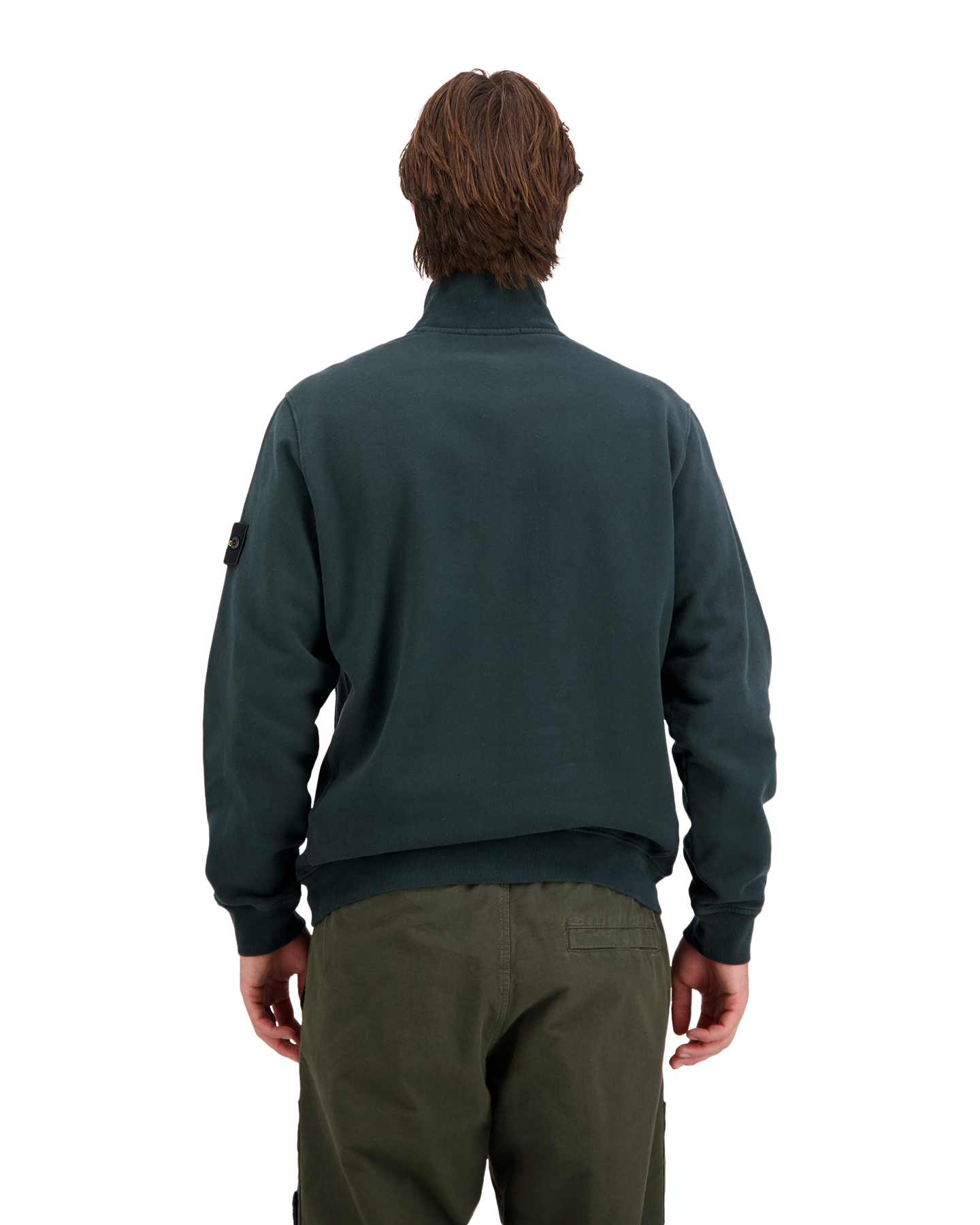 Stone Island 6100068 Polo Ls DONKERGROEN 5