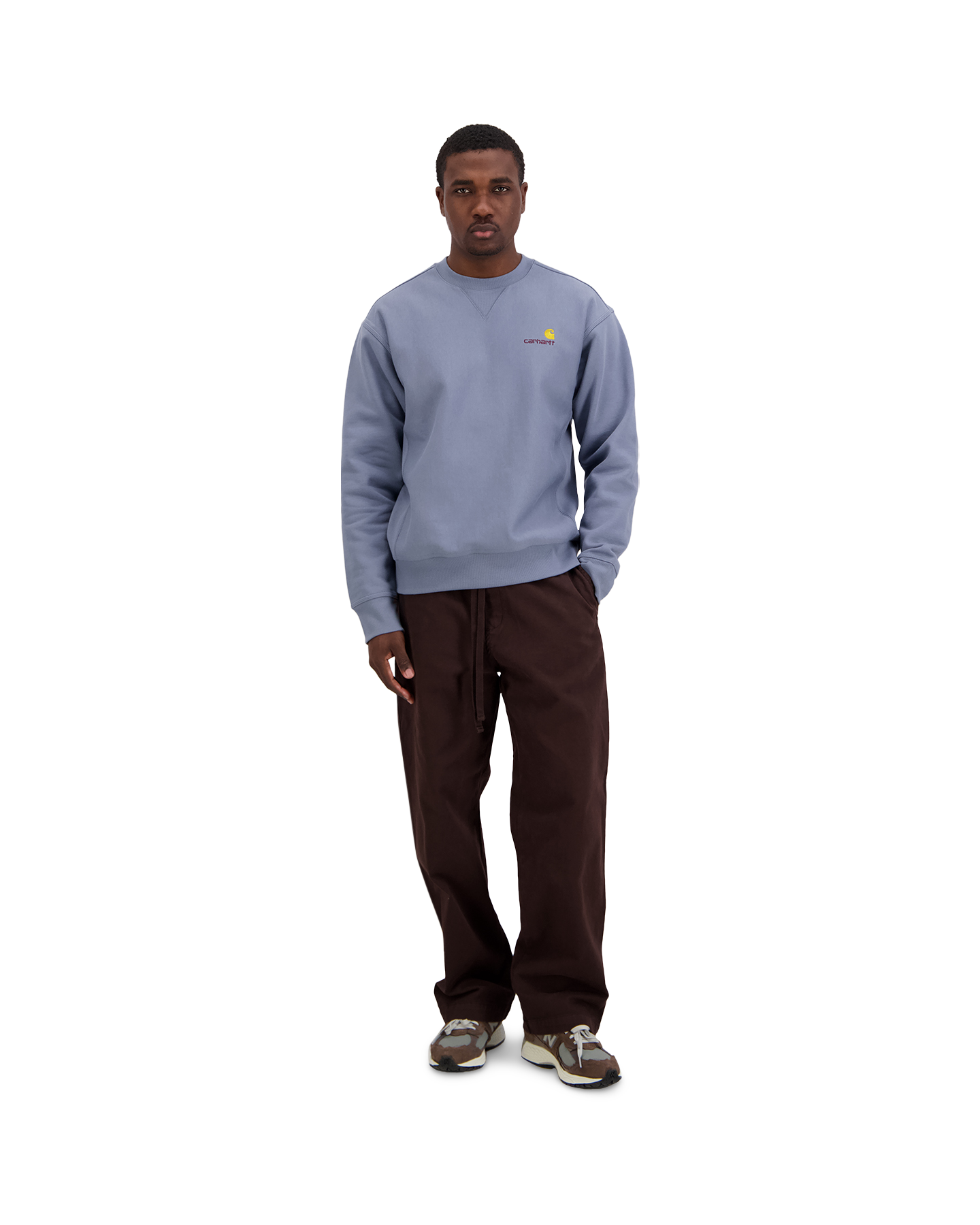 Carhartt American Script Sweat BLAUW 3