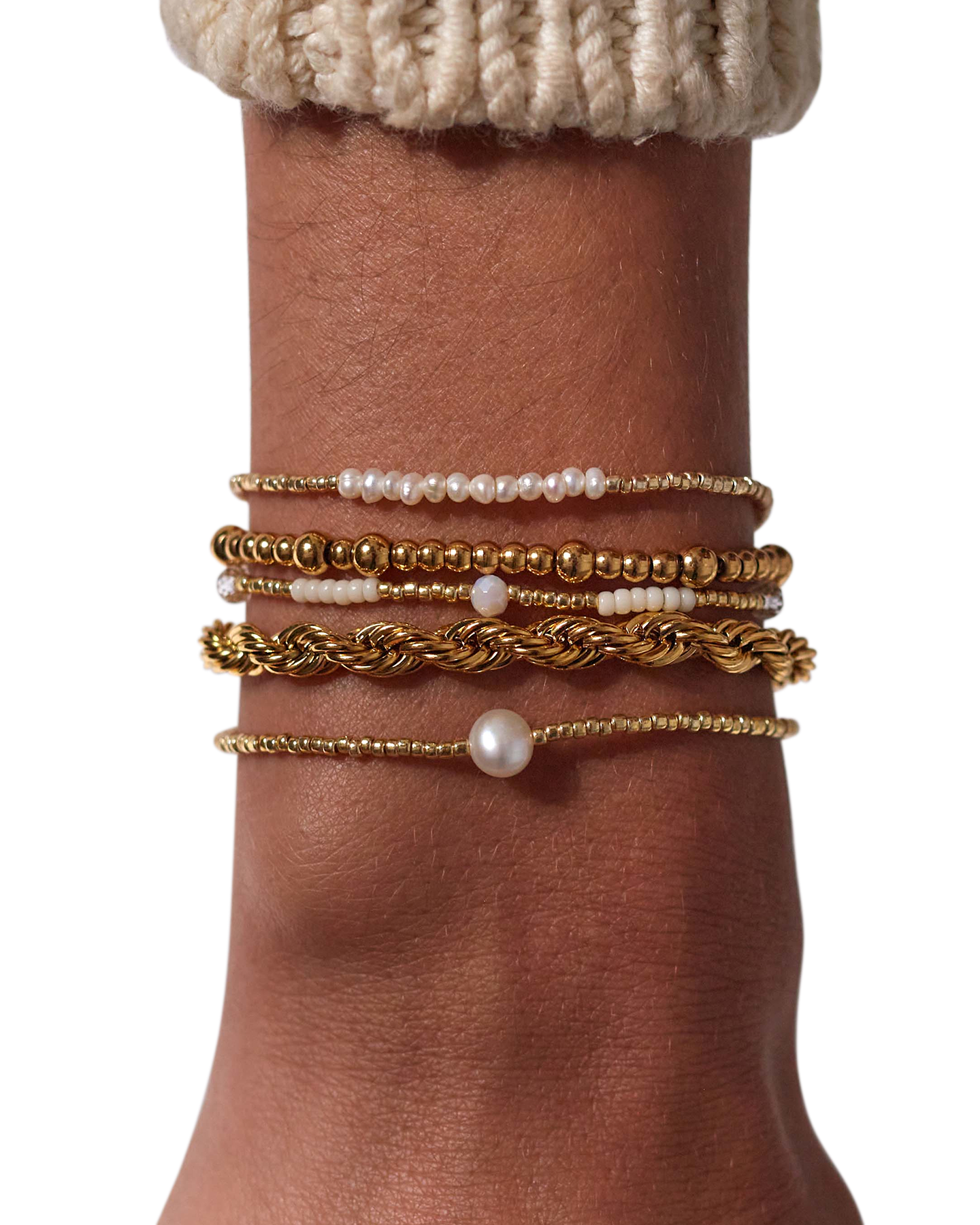 Anni Lu Pearly Bracelet GOUD 3