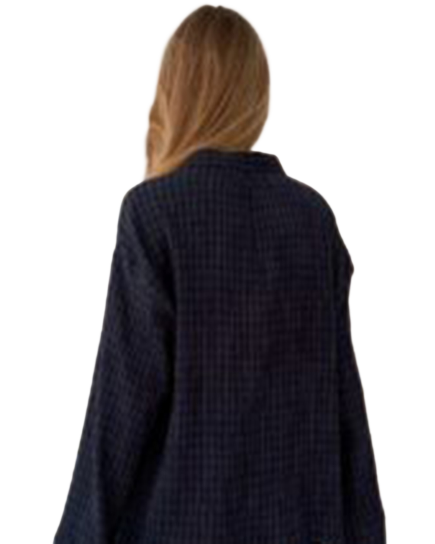 Boii Studios Tinsi Check Shirt DONKERBLAUW 4