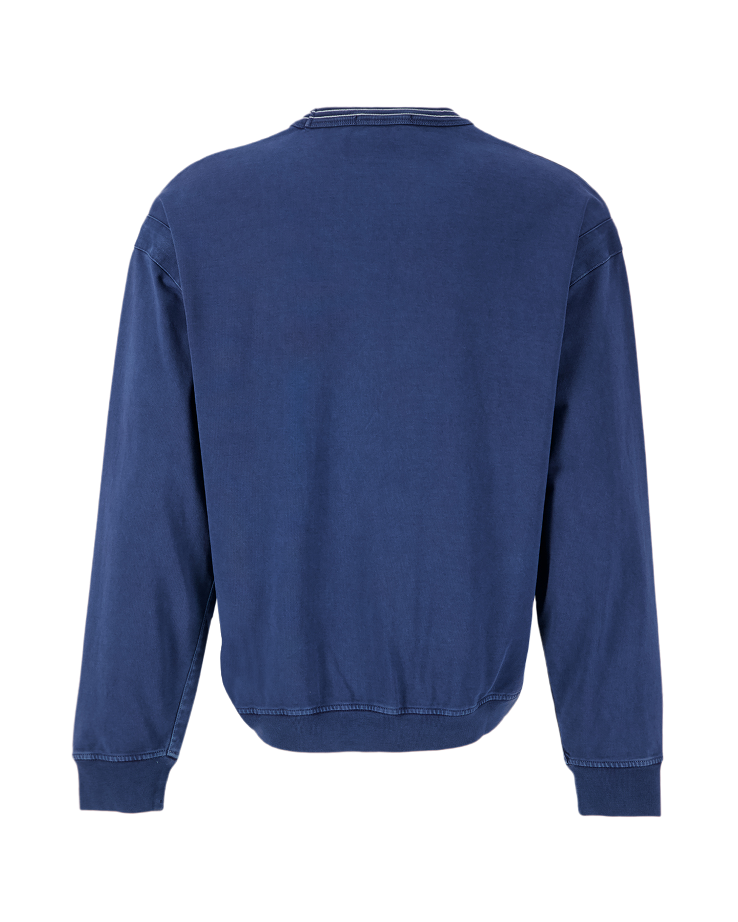 Stone Island 614X2 Stone Island Marina - Heavy Cotton Jersey Garment Dyed 'Old' Effect Crewneck BLAUW 2