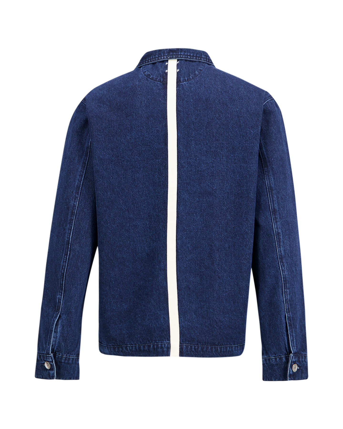 POP Trading Company Denim Full Zip Jacket BLAUW 2