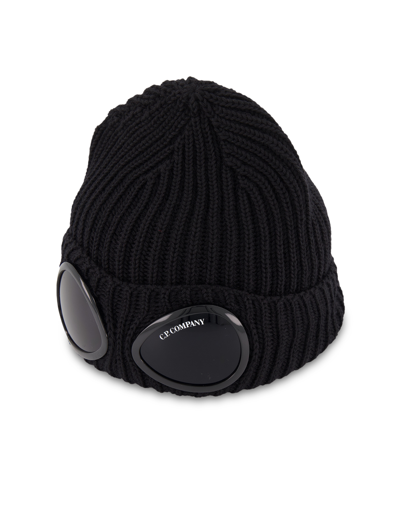 C.P. Company Dubbel Lens Muts ZWART 3