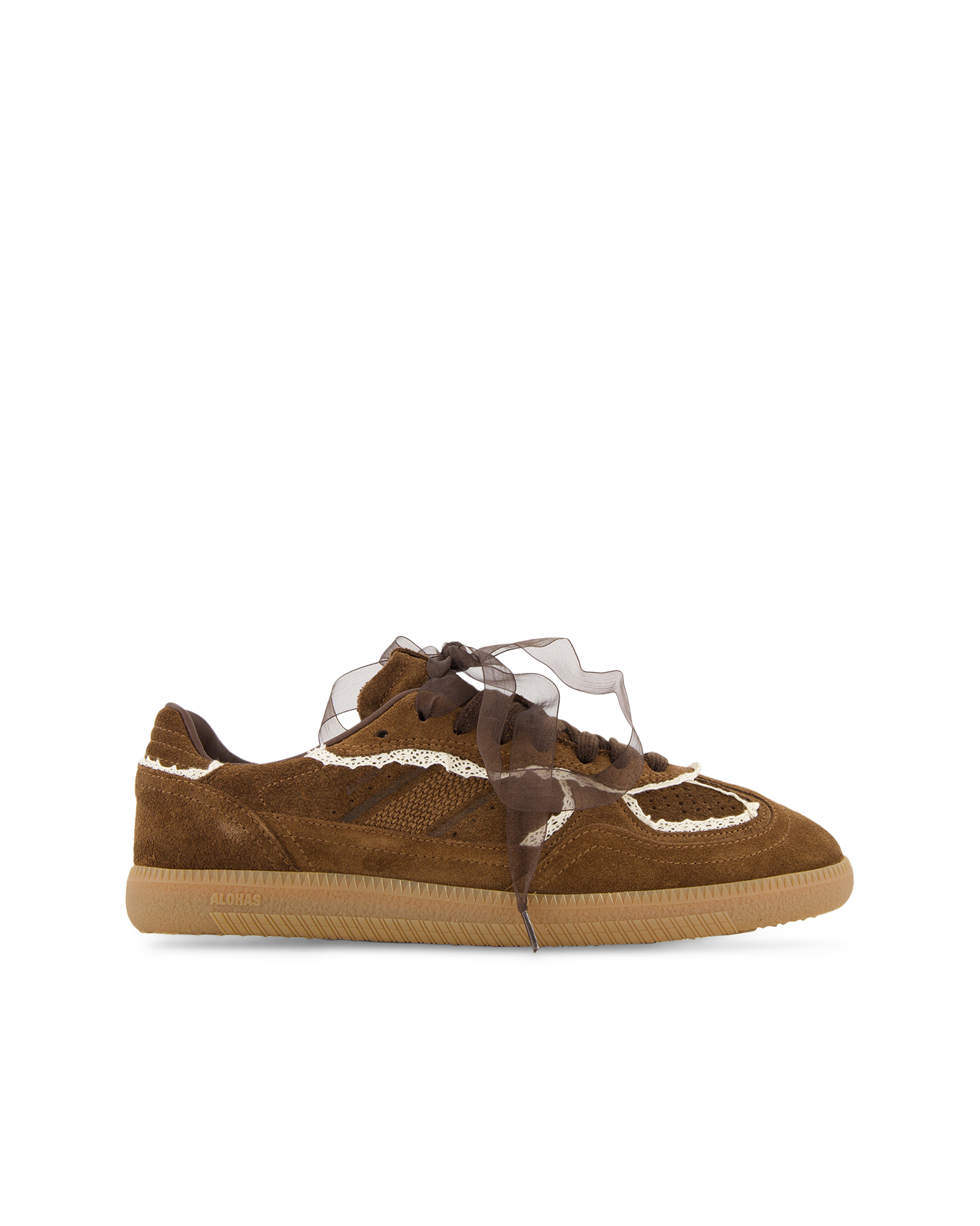 Alohas Tb.490 Crochet Chocolate Leather Sneakers BRUIN 1