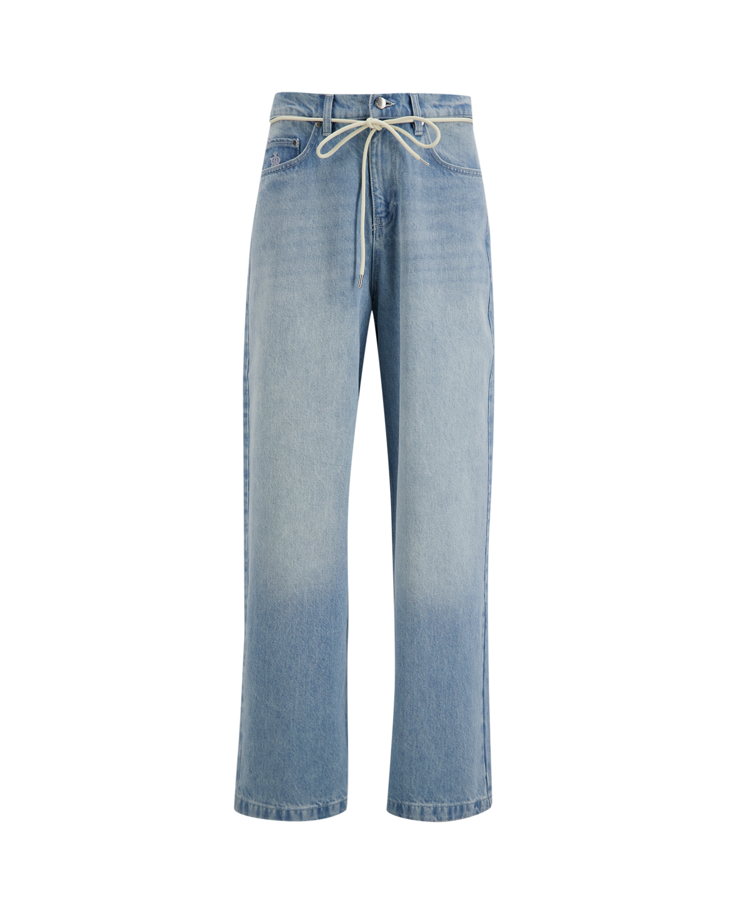 about:blank Wide Leg Denim LICHTBLAUW 1