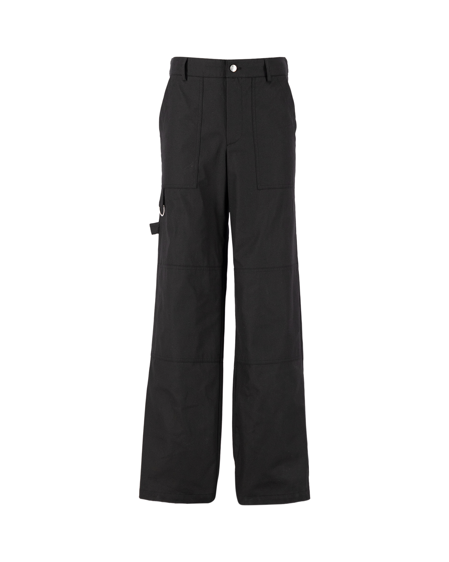 Division Knee Patch Pants Solid ZWART 1