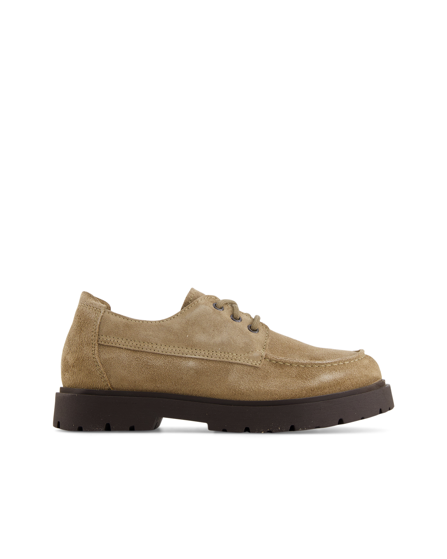 Birkenstock Highwood Moc Lace Low Suede Leather Narrow LICHTBRUIN 1