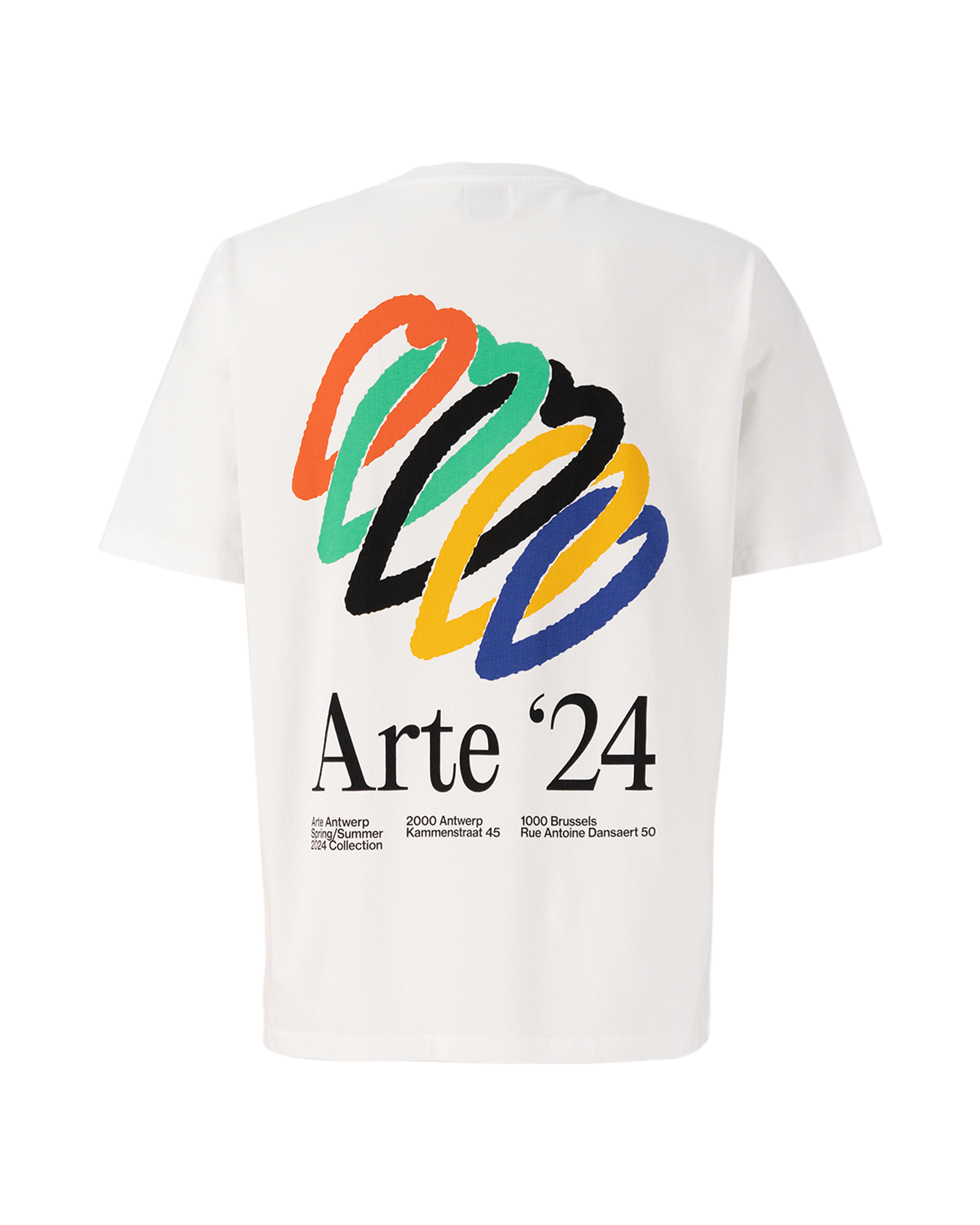 Arte Antwerp Teo Back Hearts T-Shirt WIT 1