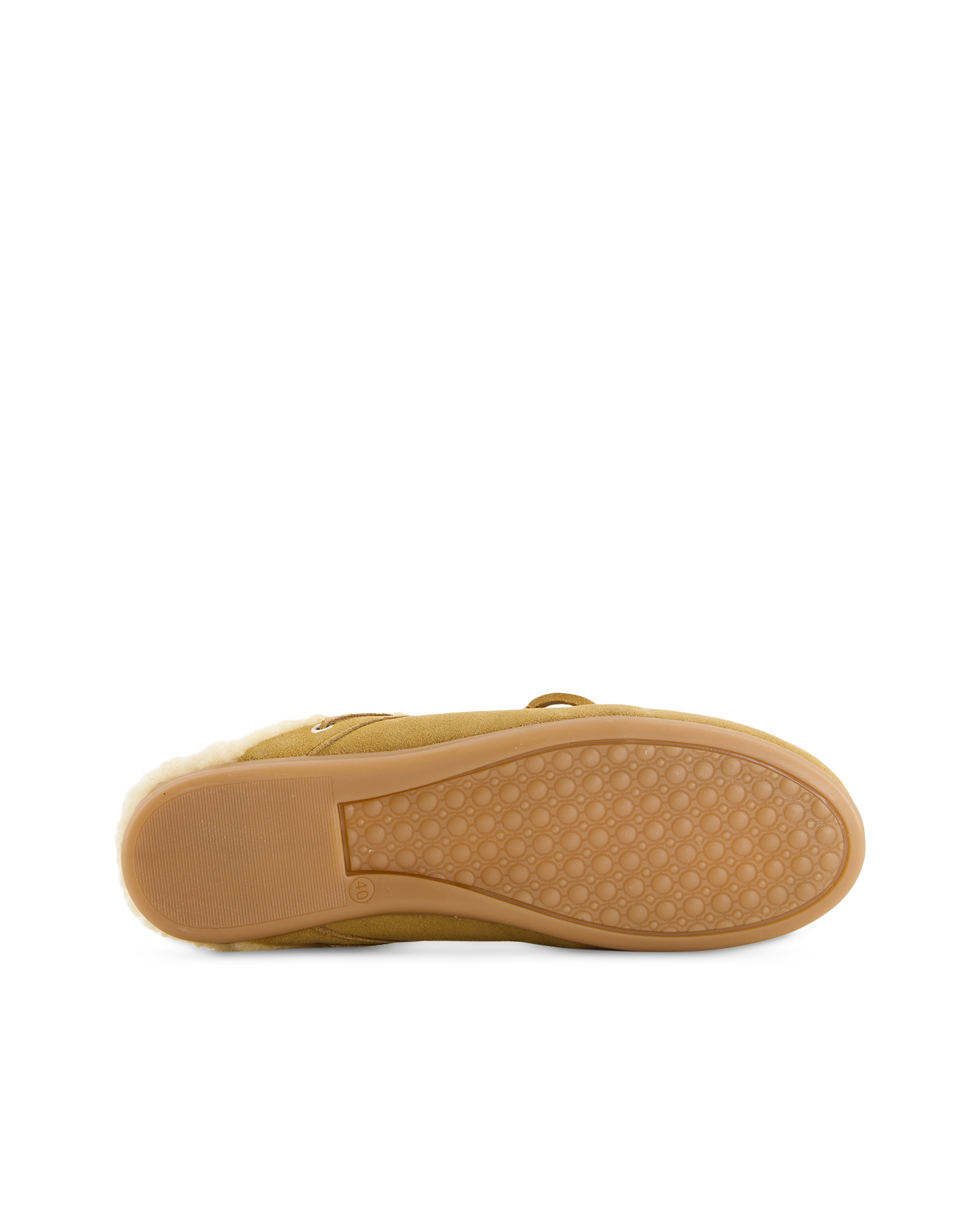Posa Boat Loafer Mule Fur Brushed - Suede BRUIN 6