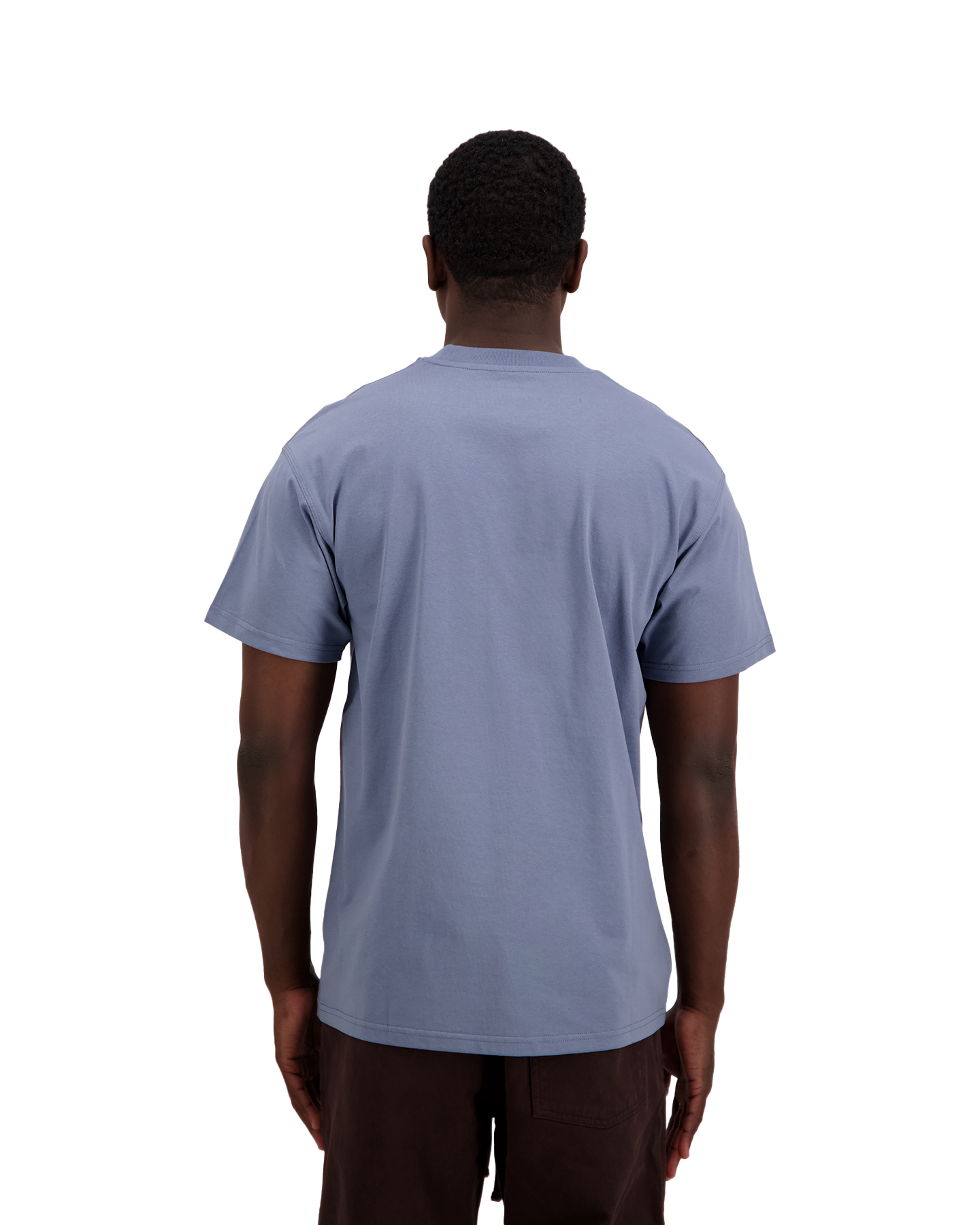 Carhartt S/S American Script T Shirt BLAUW 5