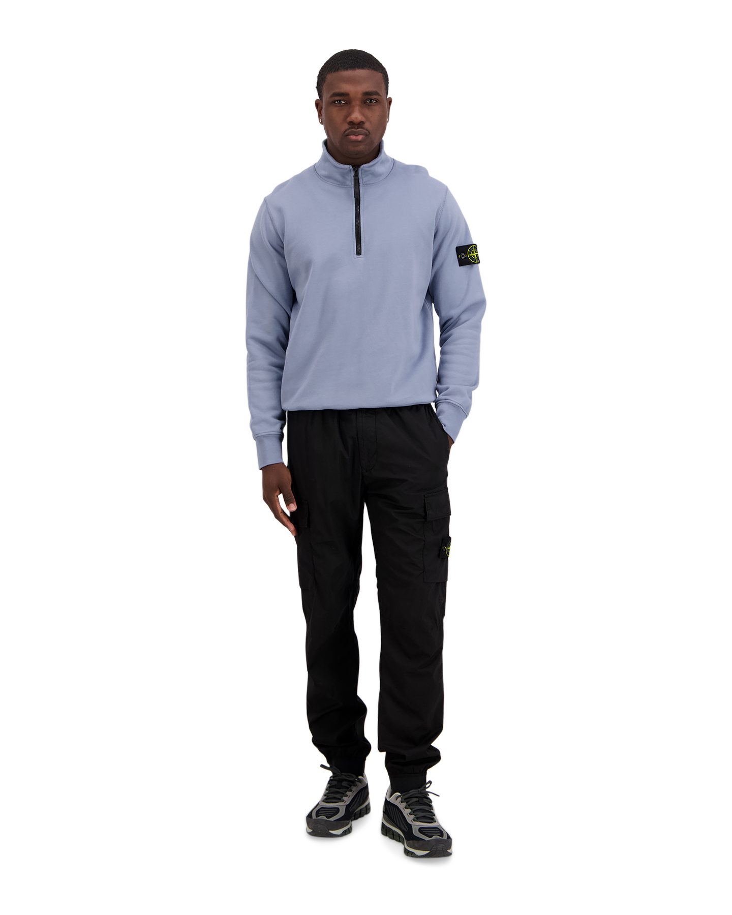 Stone Island S0051 Half Zip Sweater DONKERBLAUW 3