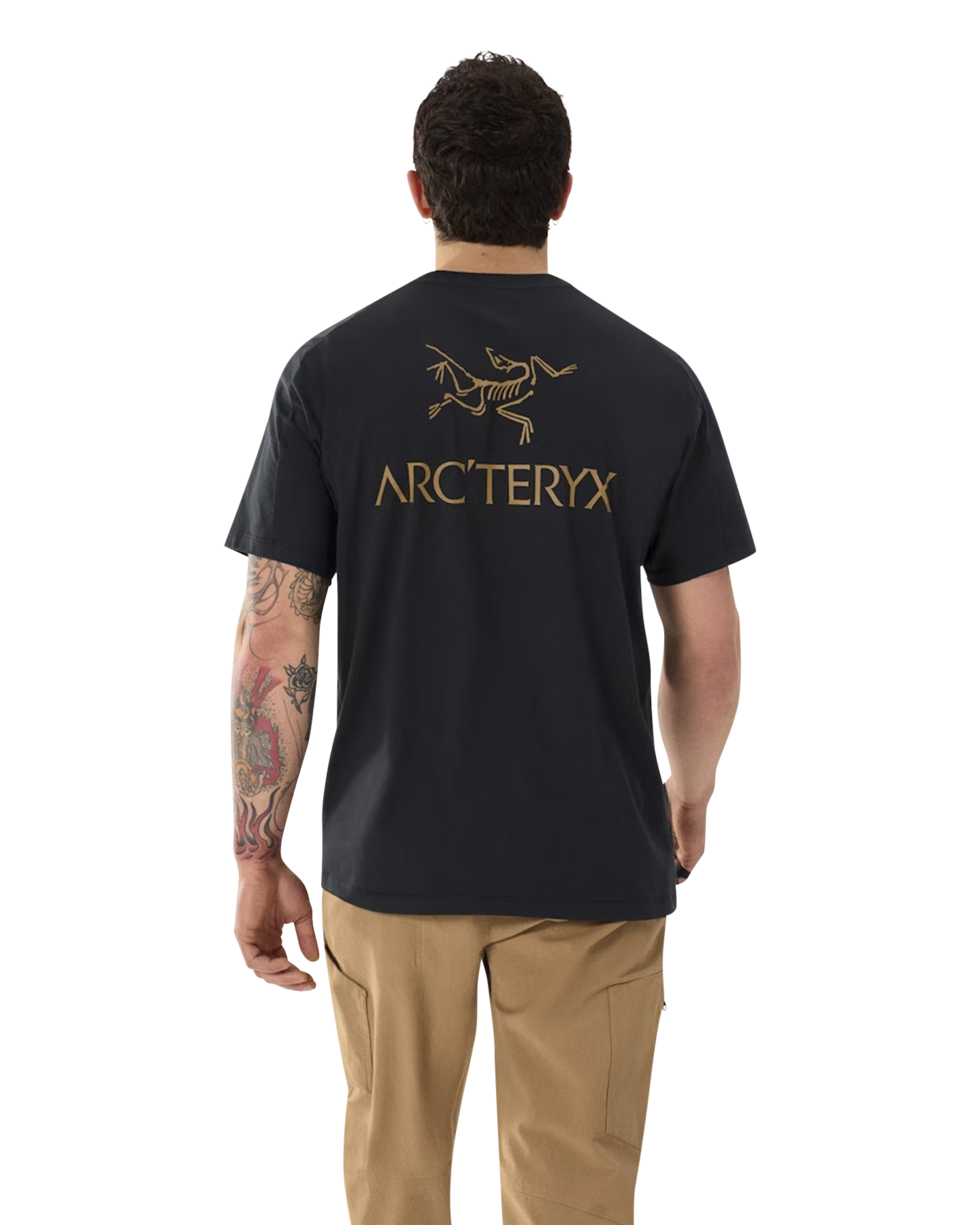 Arc'teryx Kragg Sl Cotton Bird Word Ss M ZWART 3