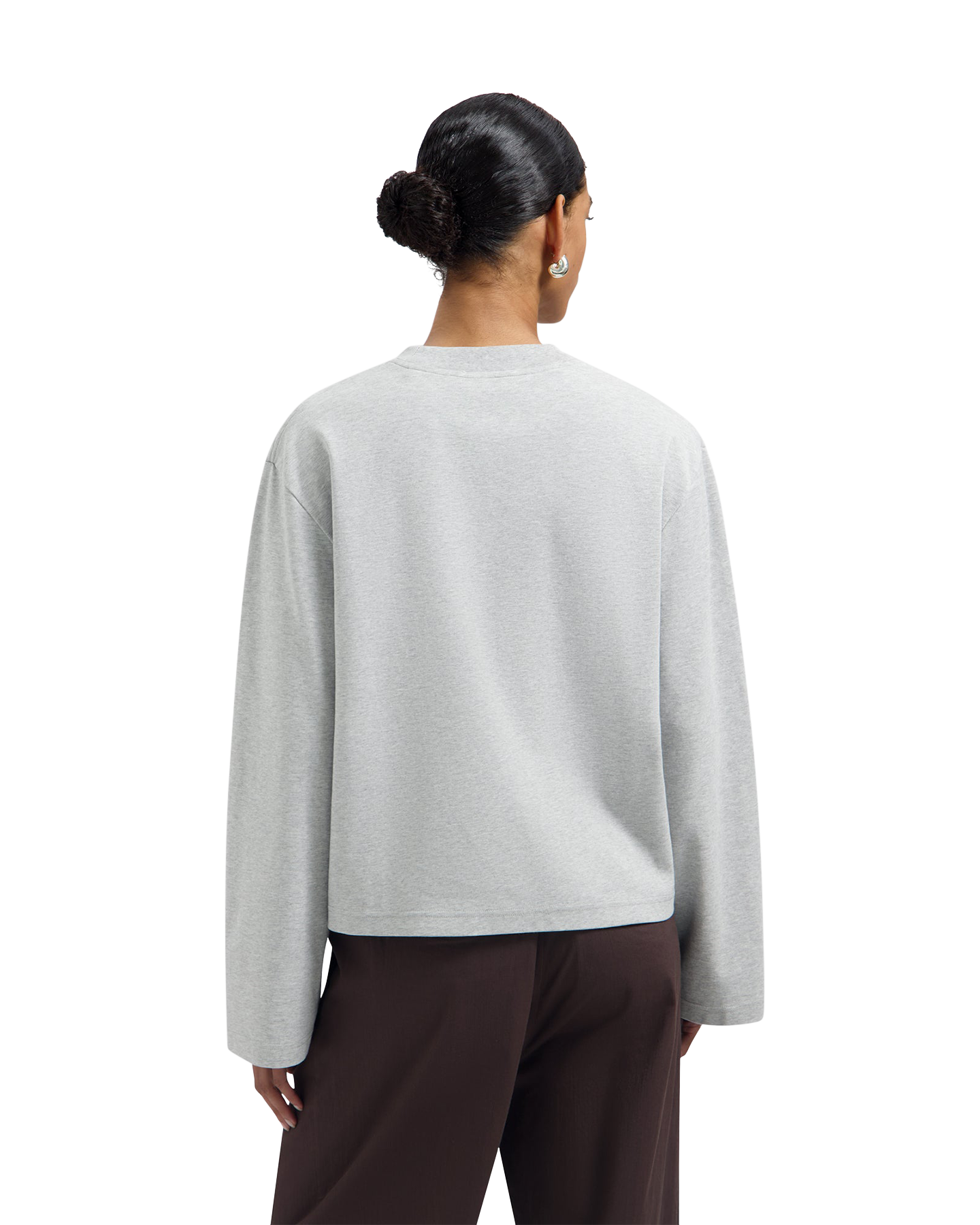 OLAF Retro Logo Ls Tee GRIJS 4