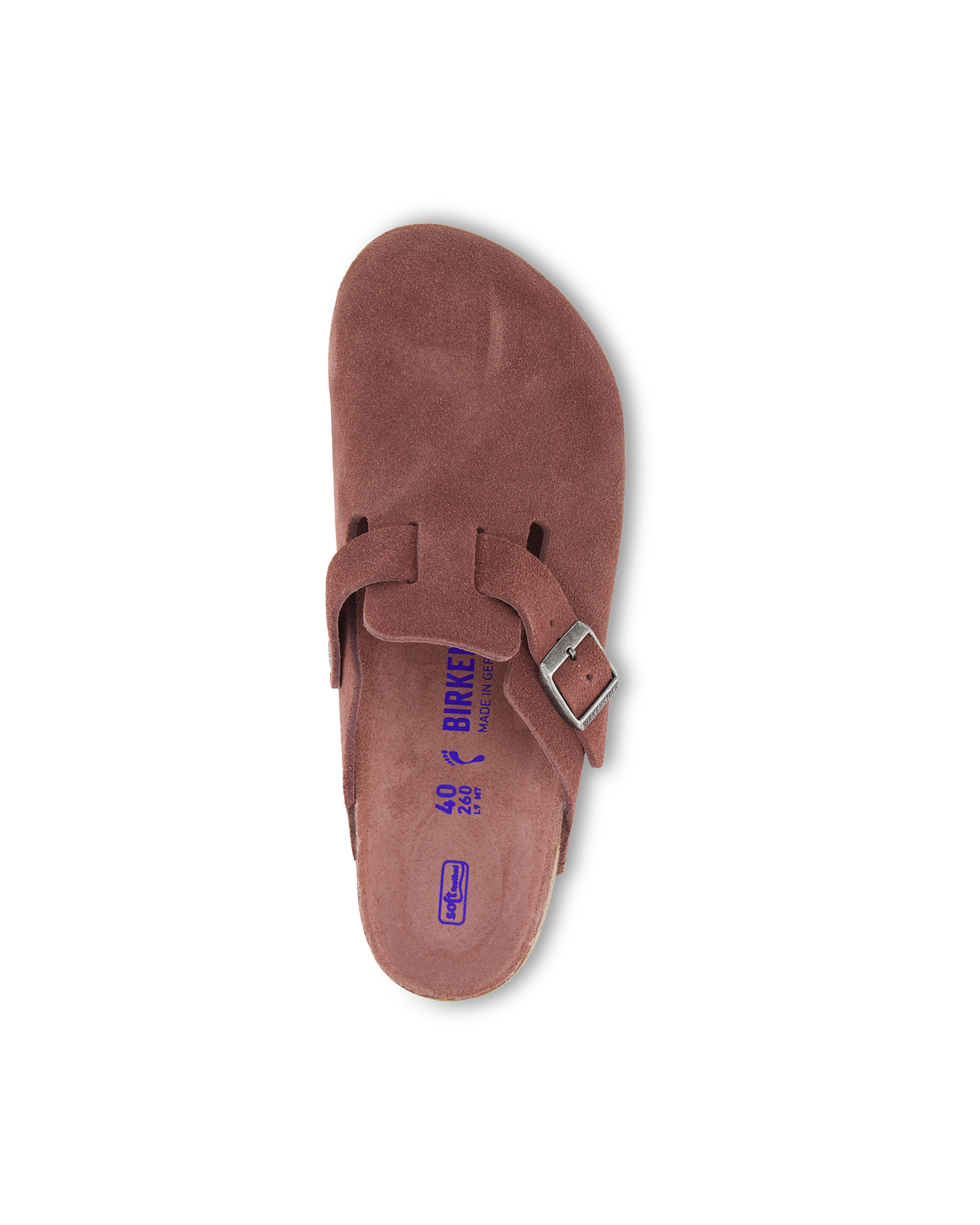 Birkenstock Boston Soft Footbed Suede Leather BRUIN 5