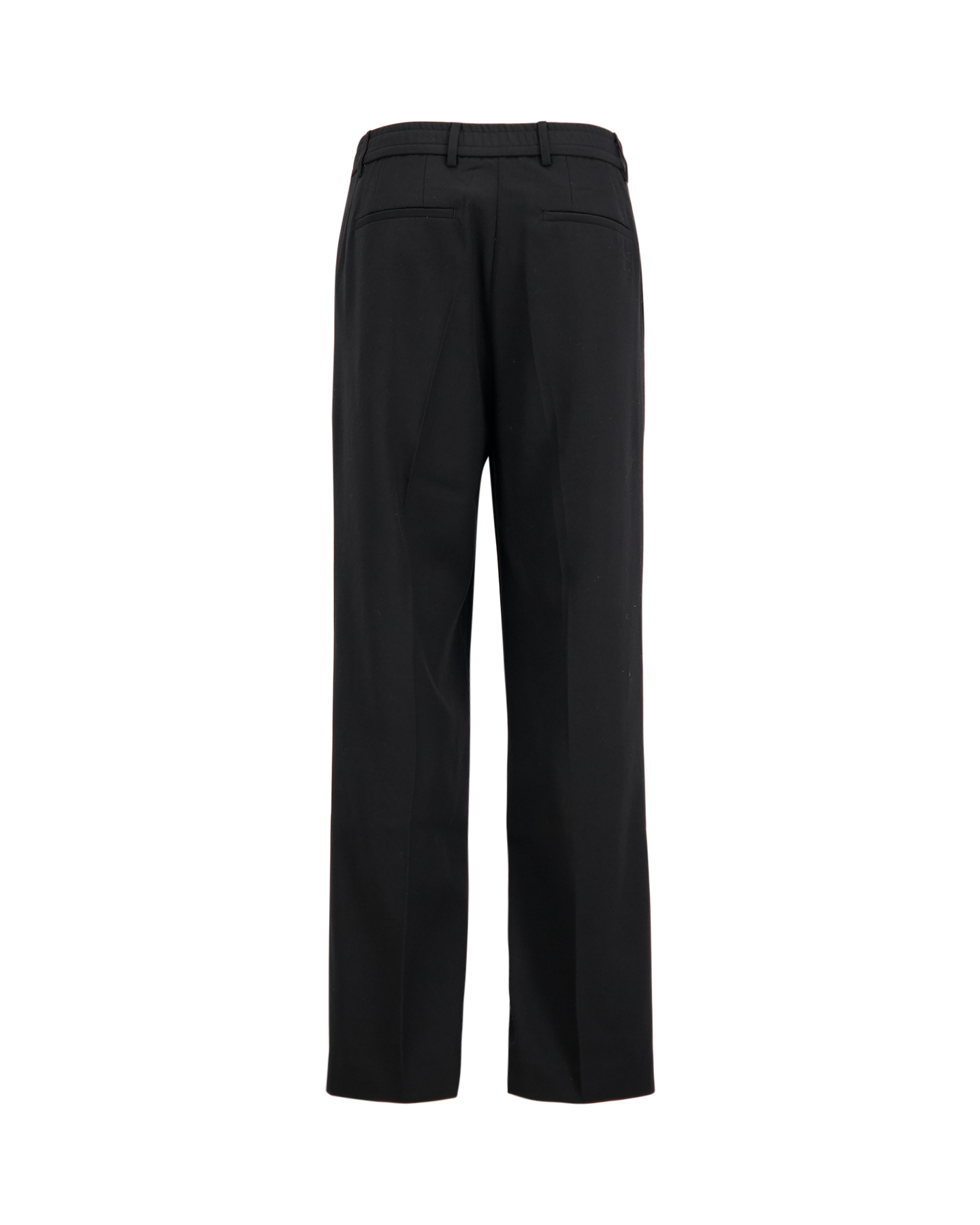 about:blank Everyday Pleated Trouser ZWART 2