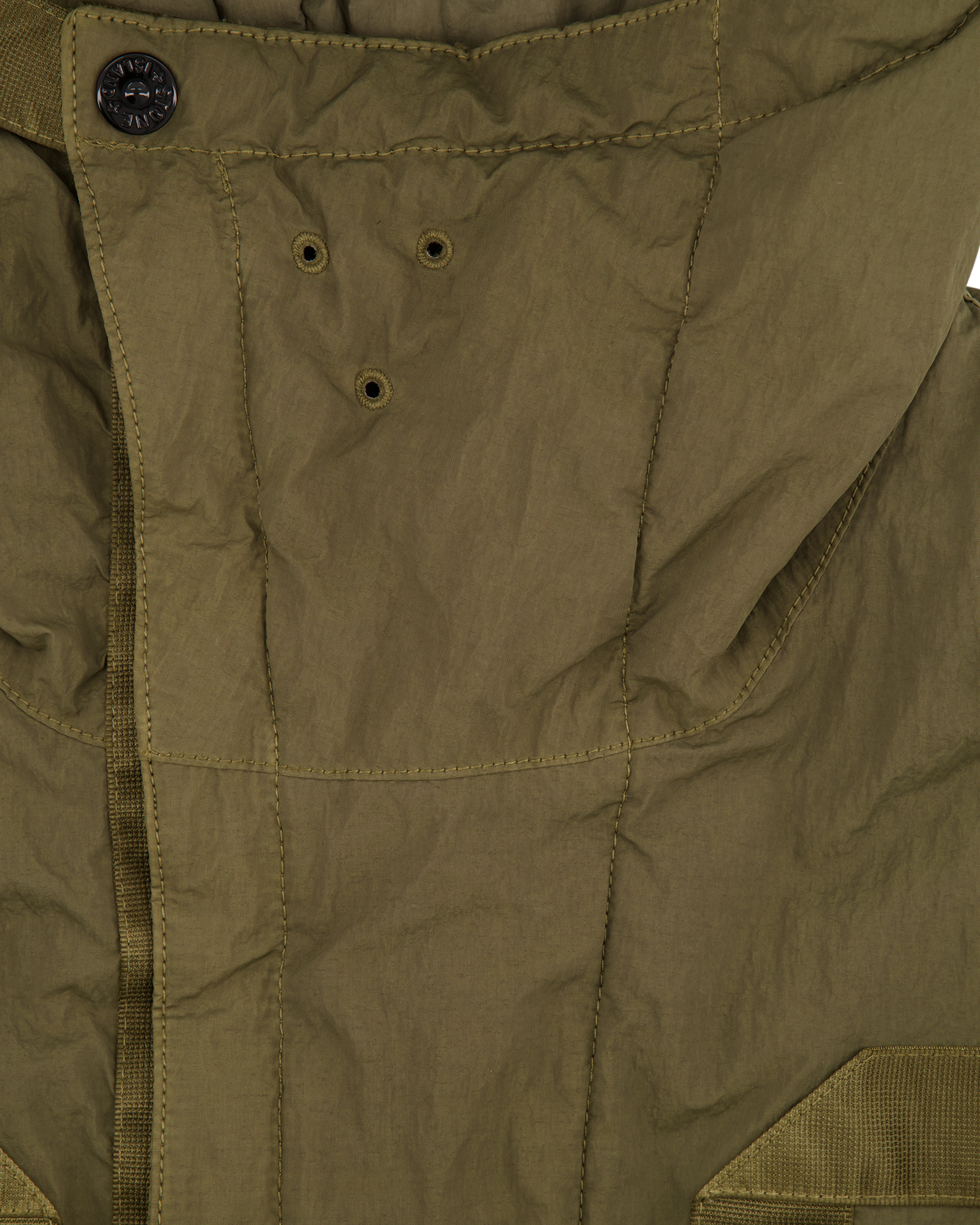Stone Island Q100007 Korte Parka GROEN 7