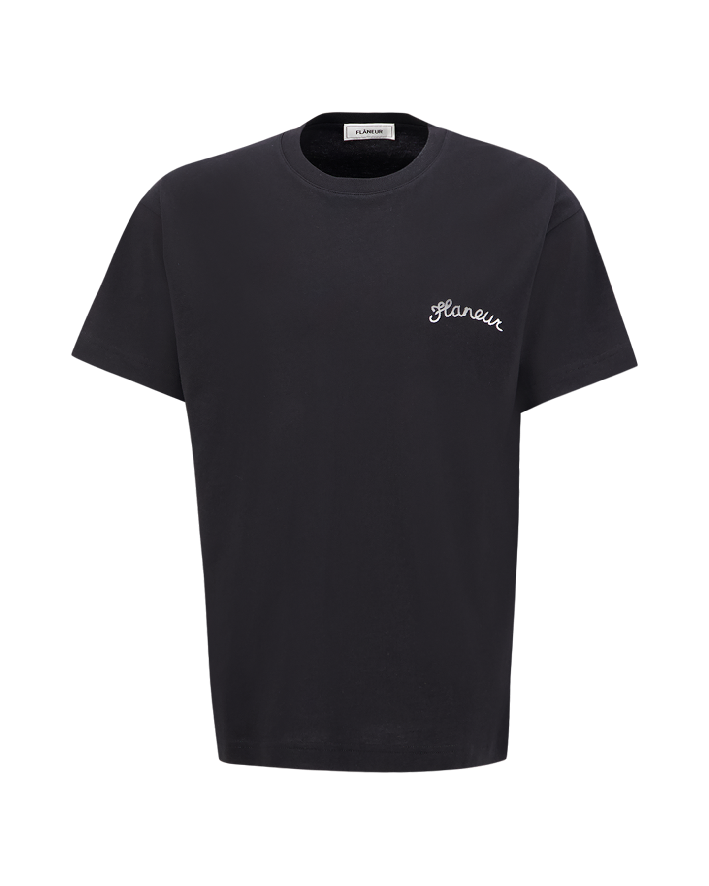 Flaneur Signature T-Shirt ZWART 1