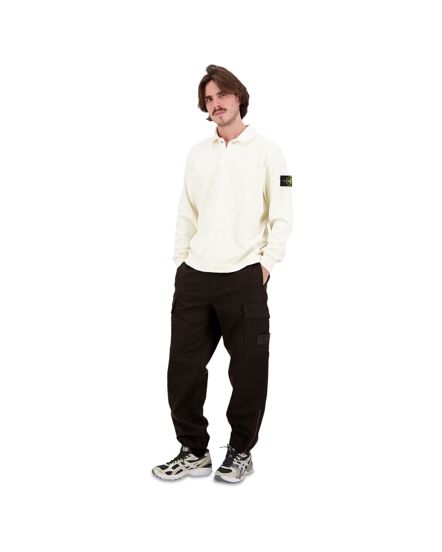 Stone Island S0F24 Ghost Cargobroek DONKERBRUIN 6
