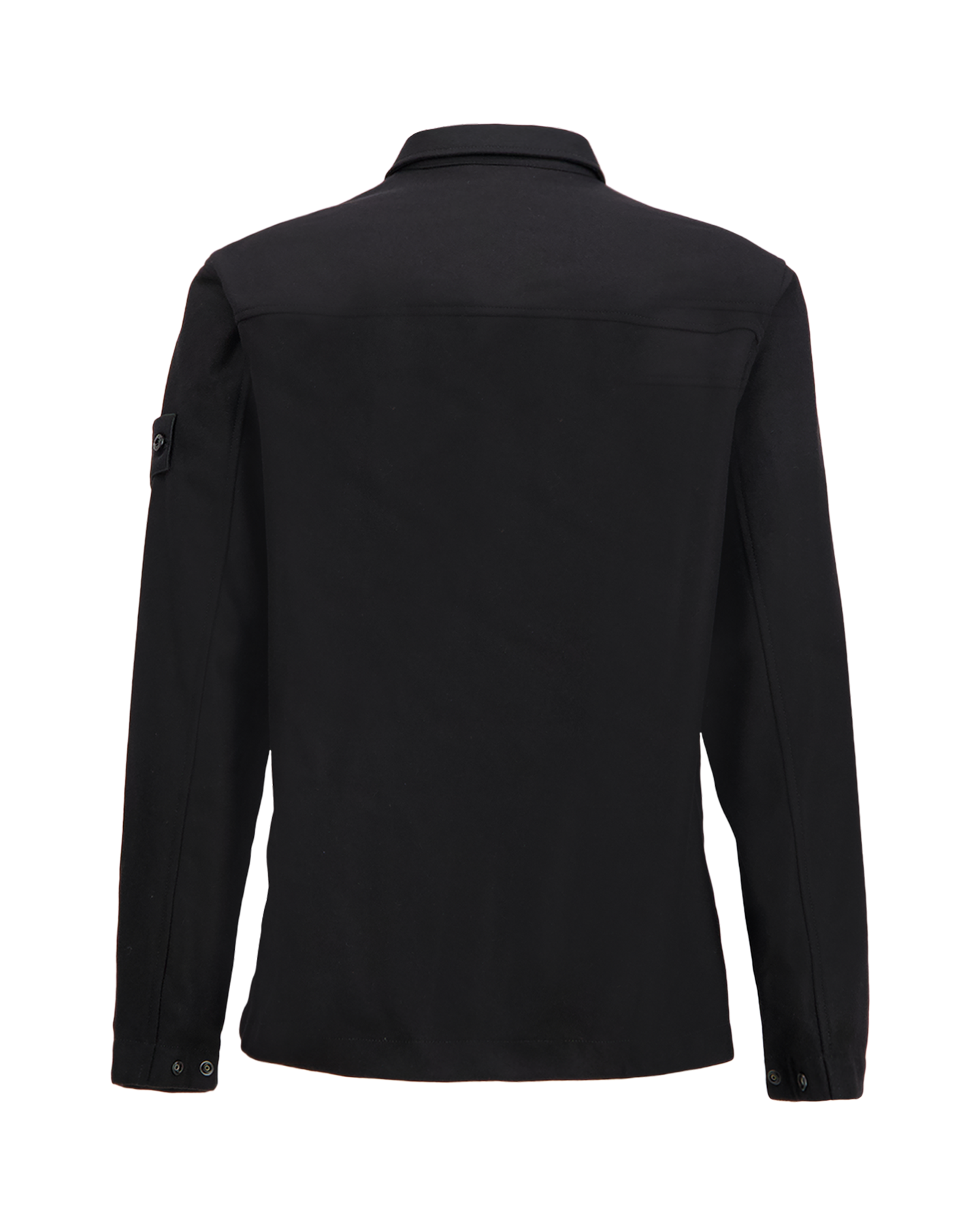 Stone Island 1200020 Overshirt Ghost ZWART 2