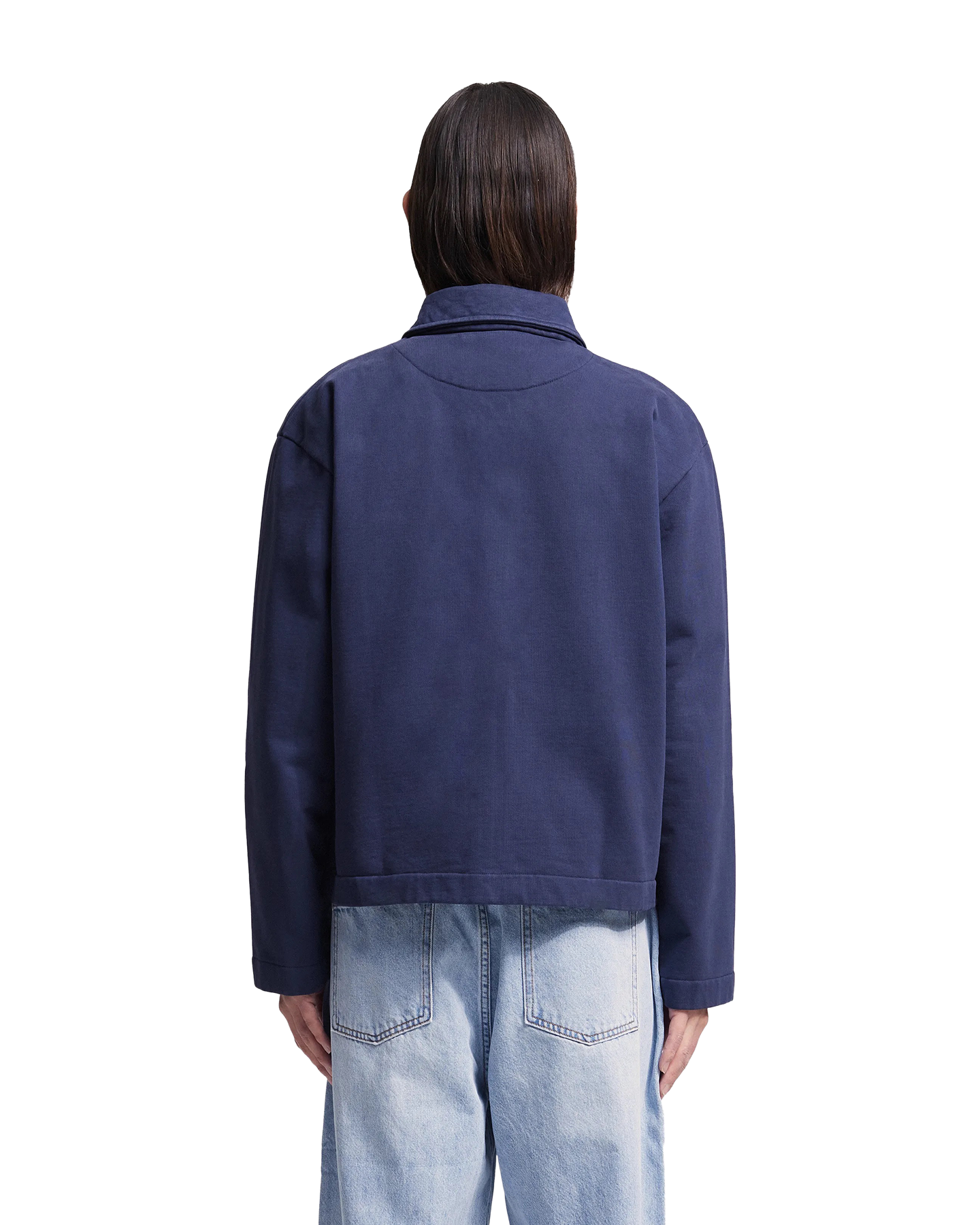 Brams Fruit Script Logo Full Zip DONKERBLAUW 4
