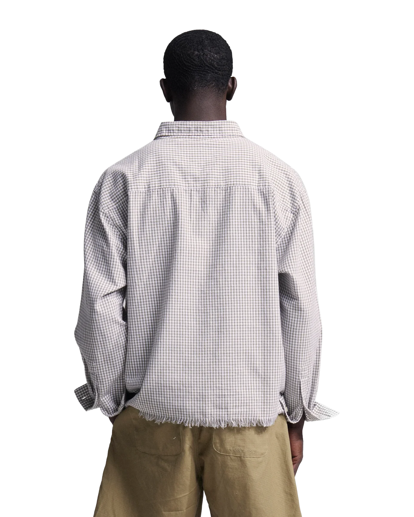 Brams Fruit Distressed Farmer'S Shirt Ls LICHTGROEN 4