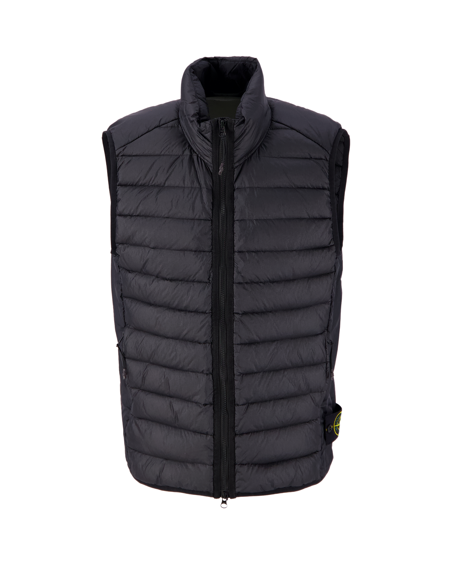 Stone Island G0724 Loom Woven Nylon Down Vest ZWART 1