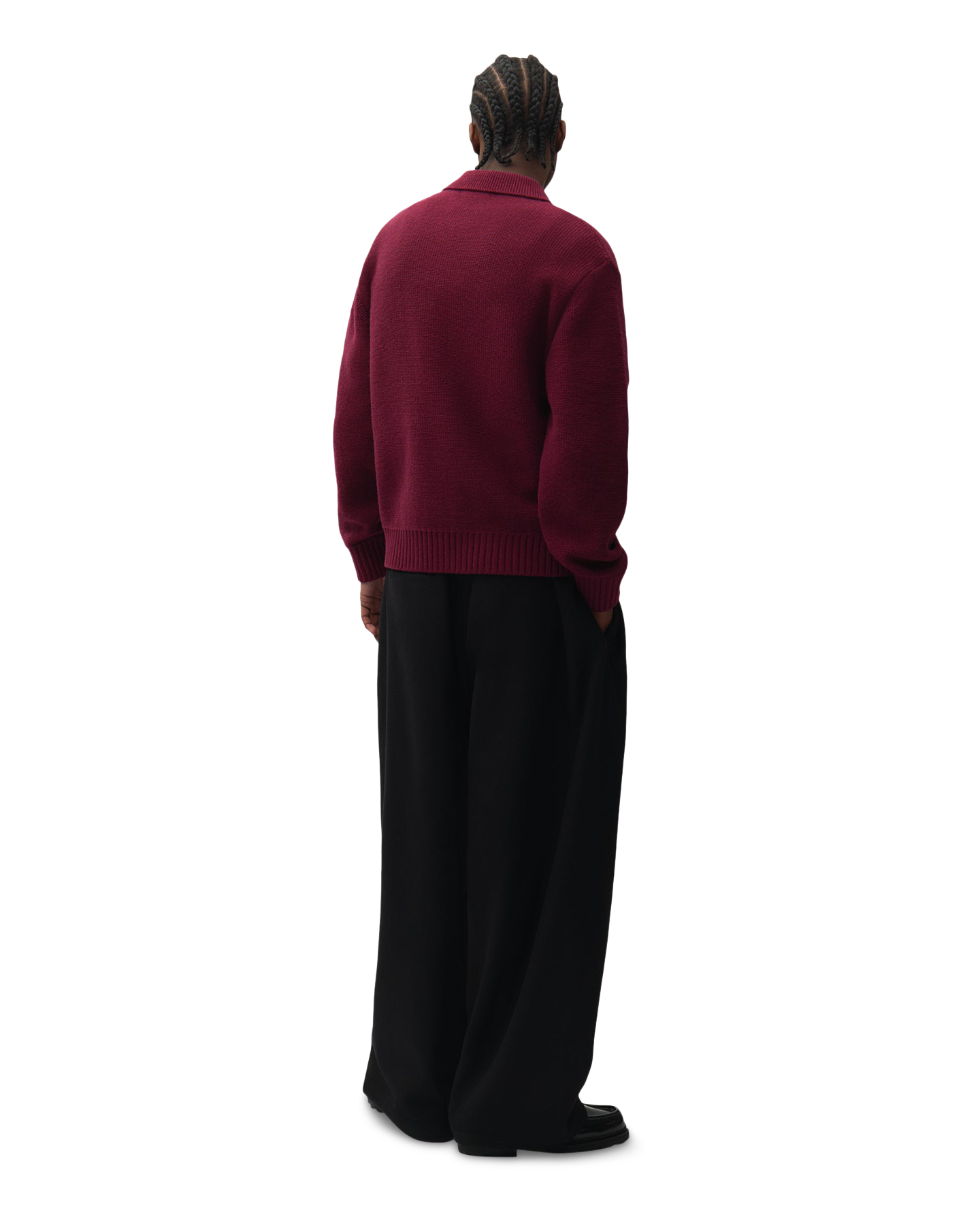 Arte Antwerp Stencil Zip Cardigan ROOD 4