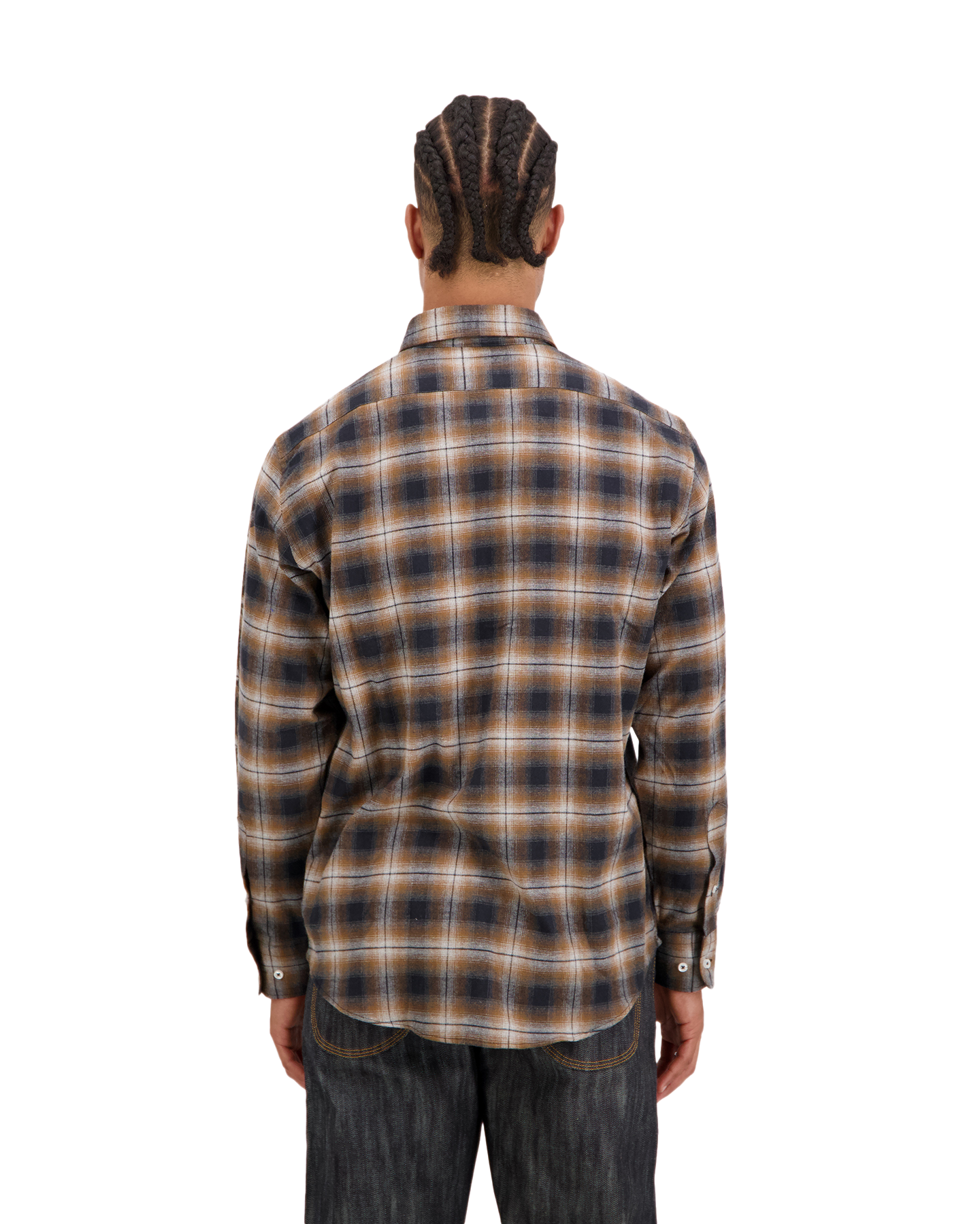 No Problemo Findings Plaid Ls Shirt DONKERBLAUW 4