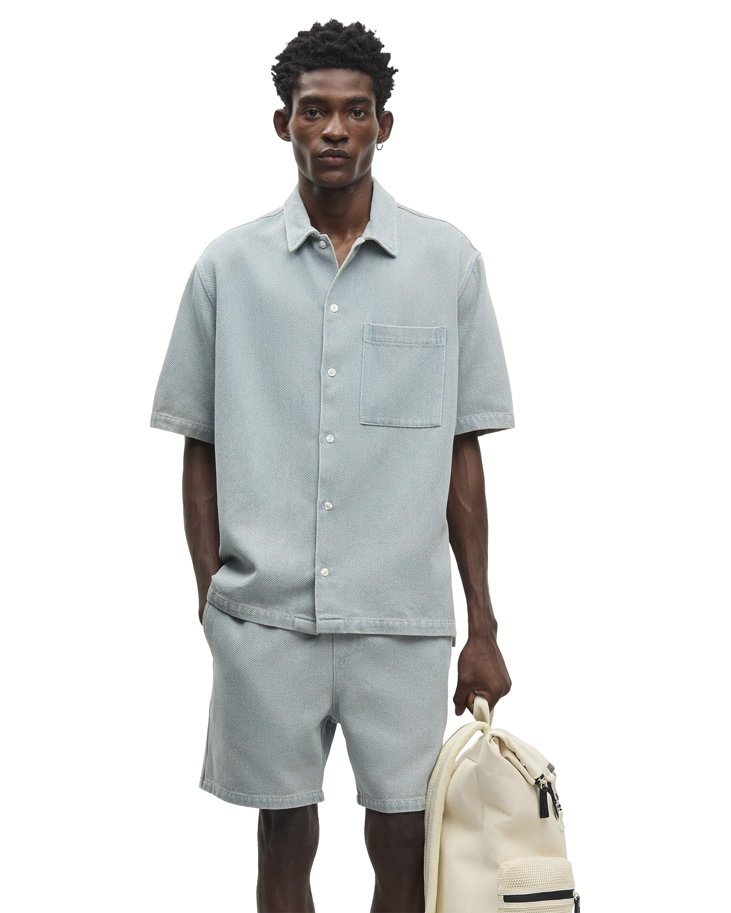 Samsøe Samsøe Saayo O Shirt 16070 LICHTBLAUW 3