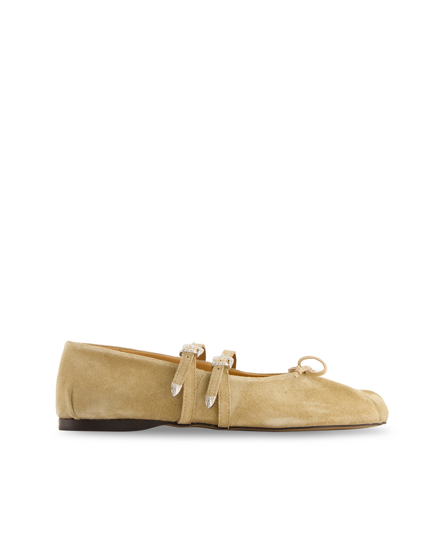 Posa Vita Ballerina Western - Suede LICHTBRUIN 1