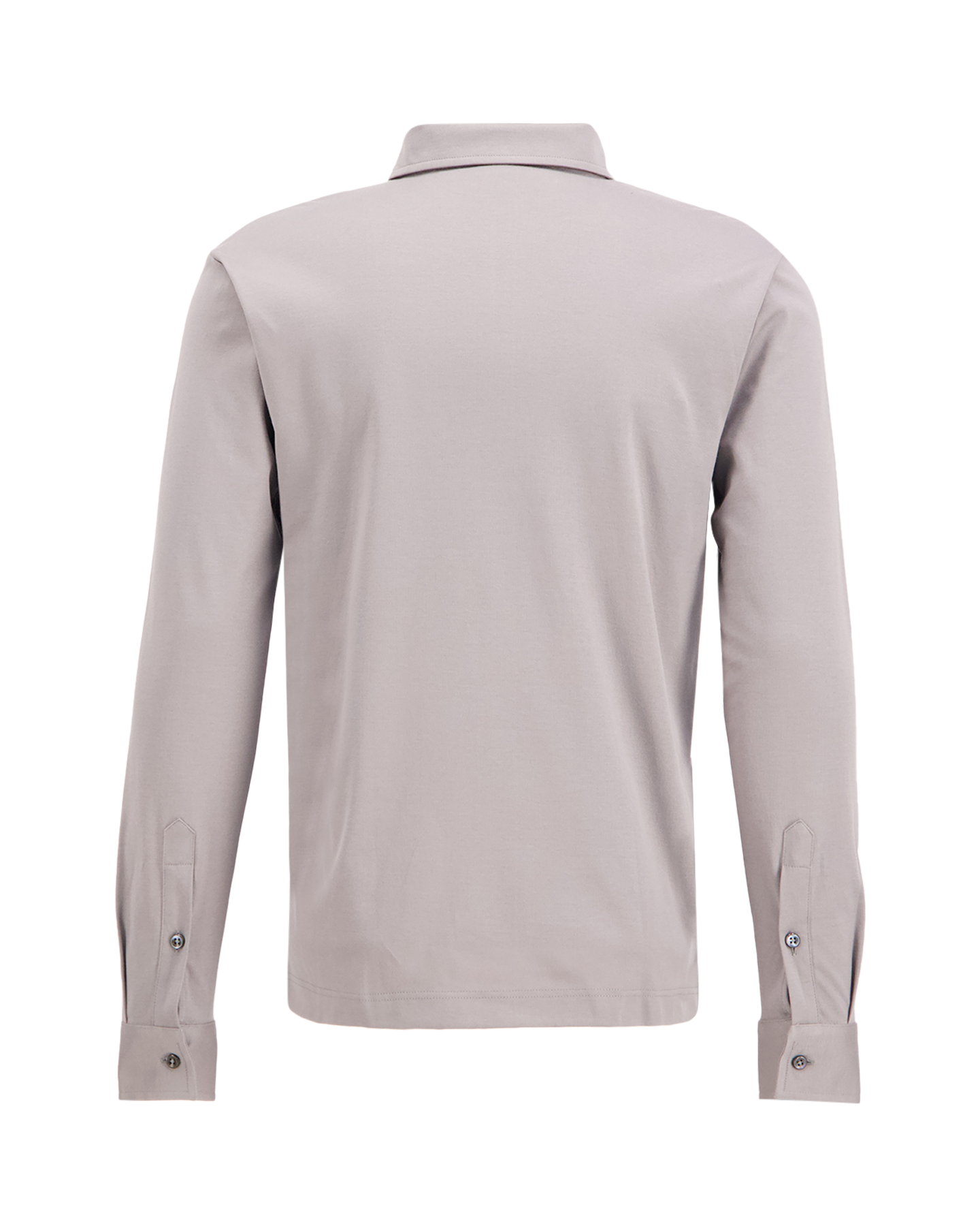 Valenza Supima Polo Zip Collar L/S GRIJS 2