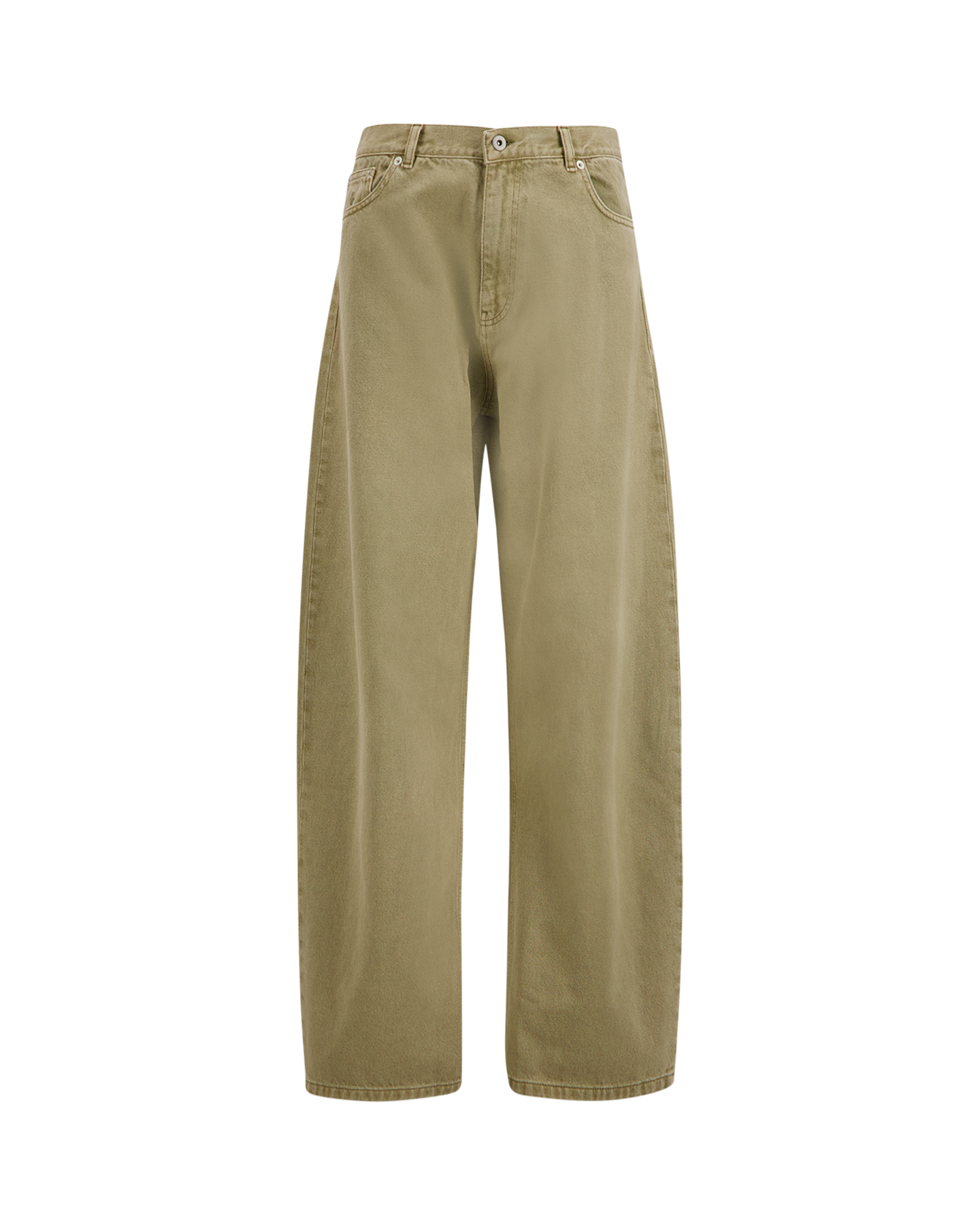 OLAF Monogram Barrel Leg Denim Pant BRUIN 1