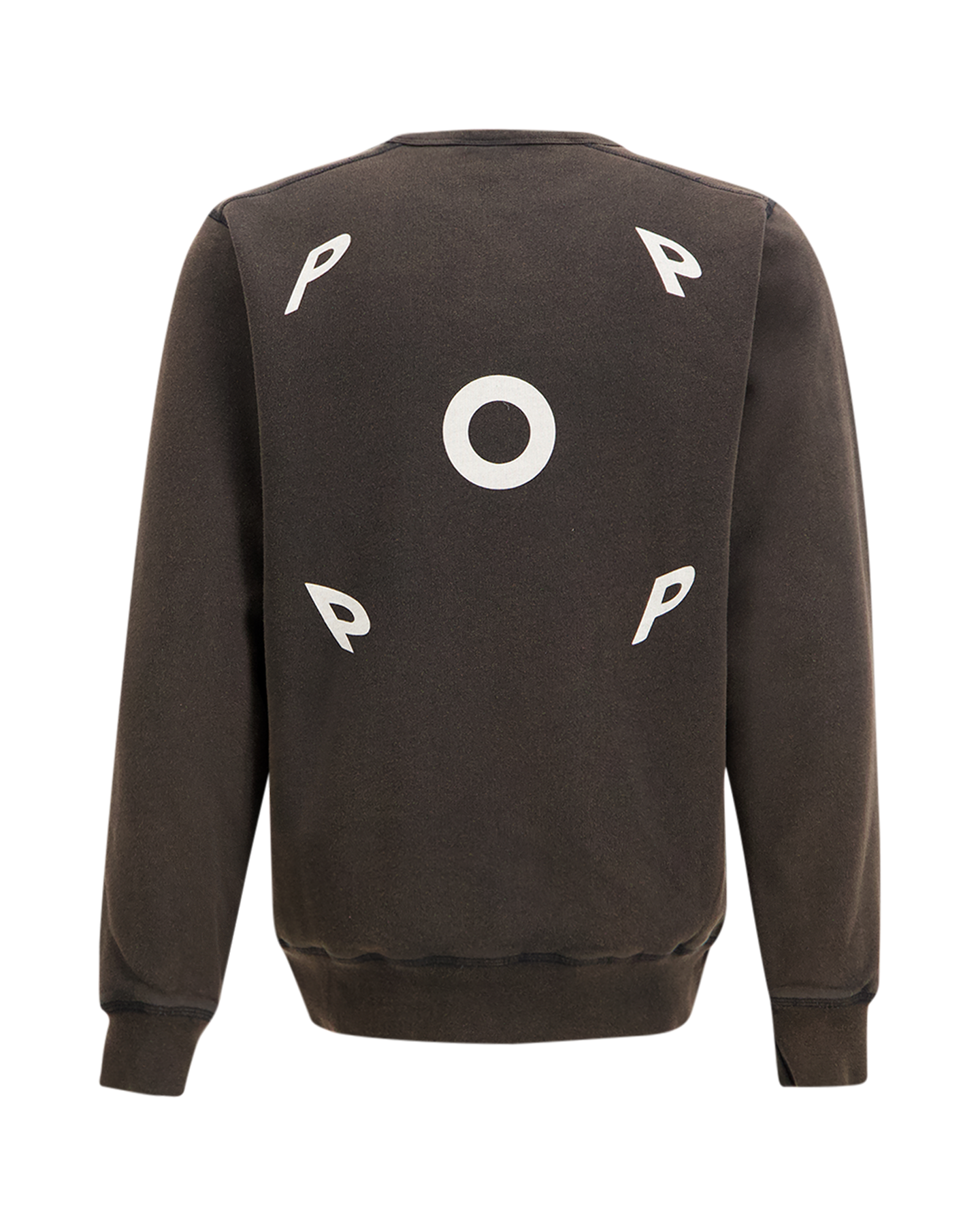 POP Trading Company Fish Eye Crewneck Sweat ZWART 1
