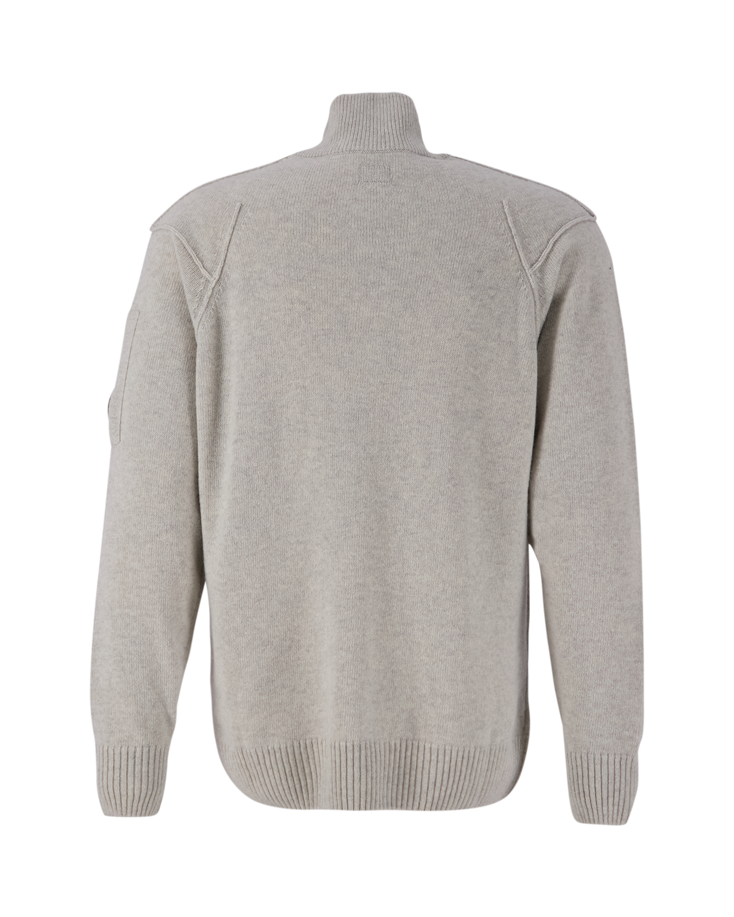 C.P. Company Lambswool Half Zipped Knit CREME 2