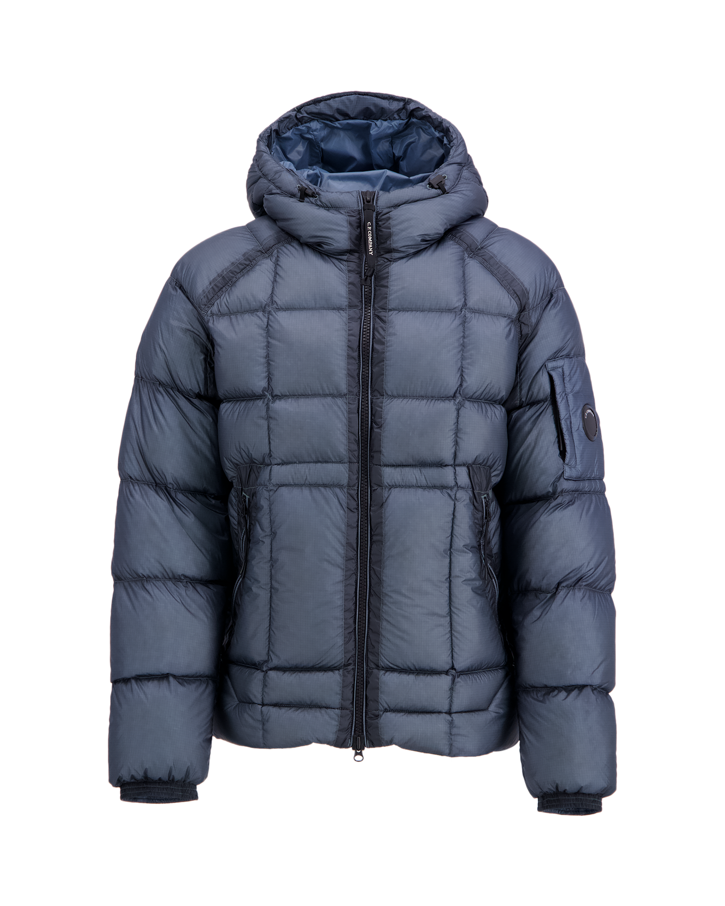 C.P. Company D.D. Shell Hooded Puffer Jacket BLAUW 1