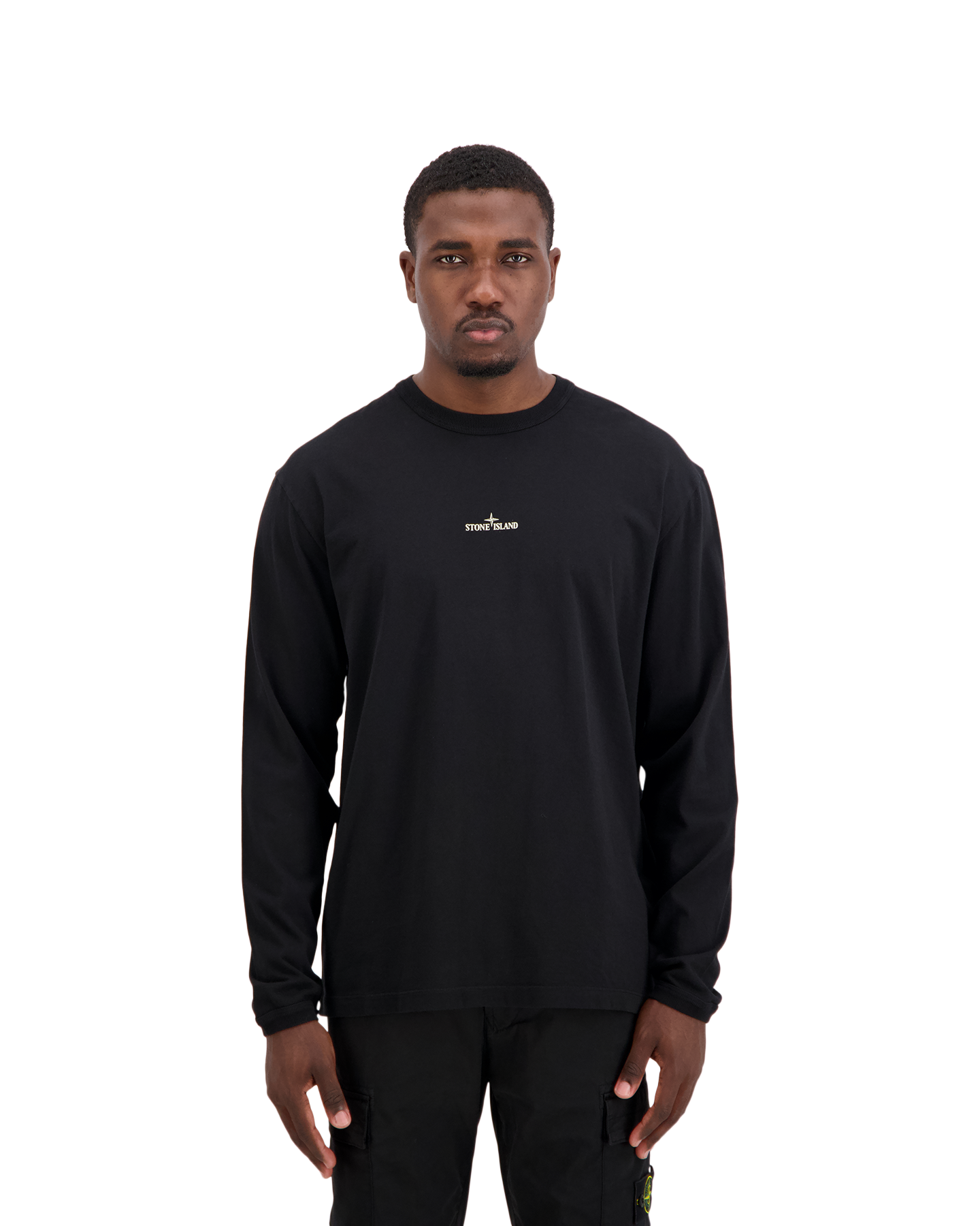 Stone Island 2100029 T Shirt Ls ZWART 5