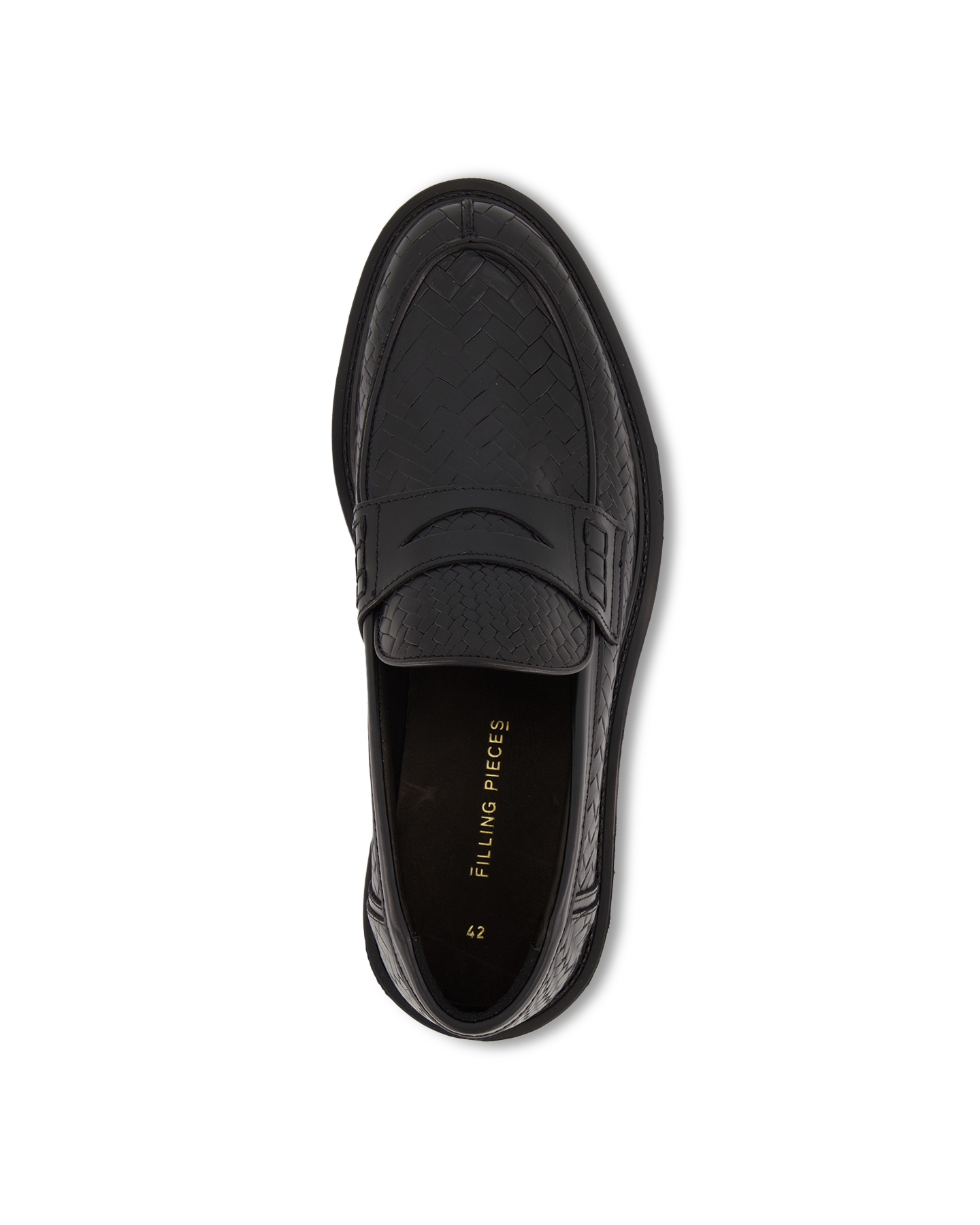 Filling Pieces Loafer Woven Twist ZWART 5