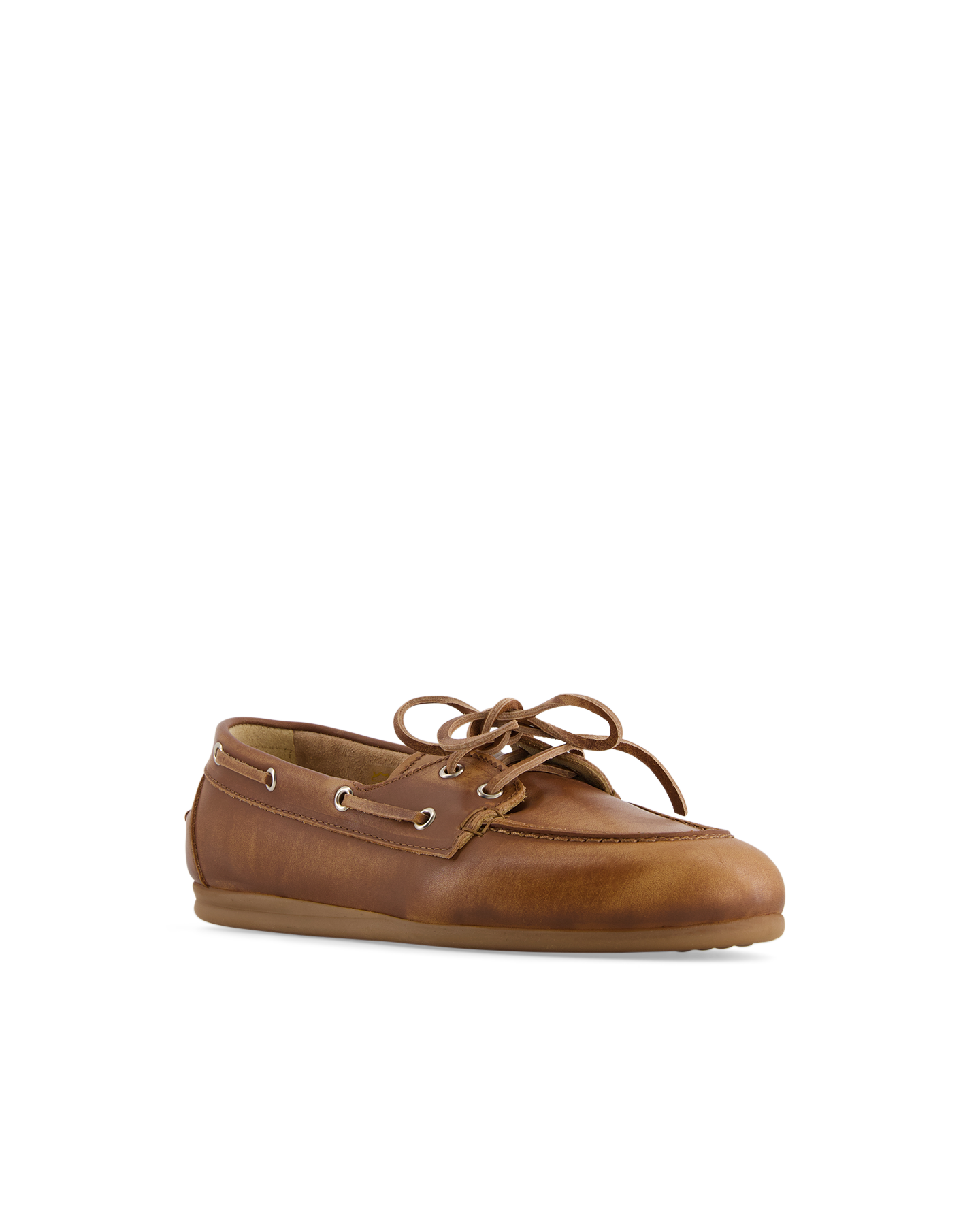 Posa Boat Loafer Brushed - Leather BRUIN 2