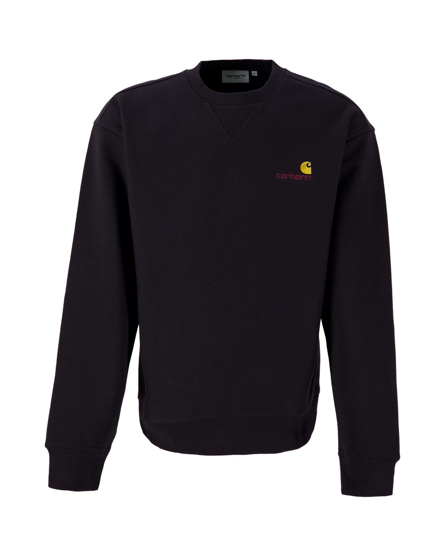 Carhartt WIP American Script Sweat ZWART 1