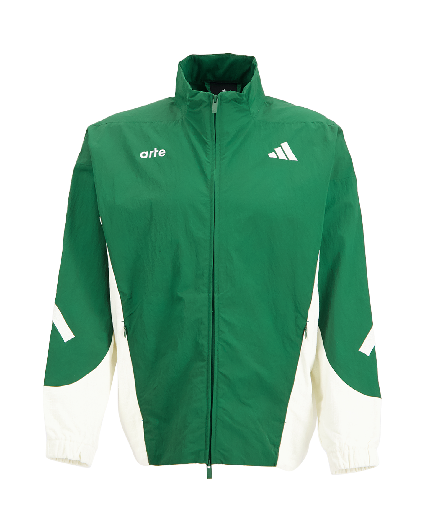 adidas adidas x Arte Antwerp Z.N.E. Material Mix Full-Zip Tracktop GROEN 1